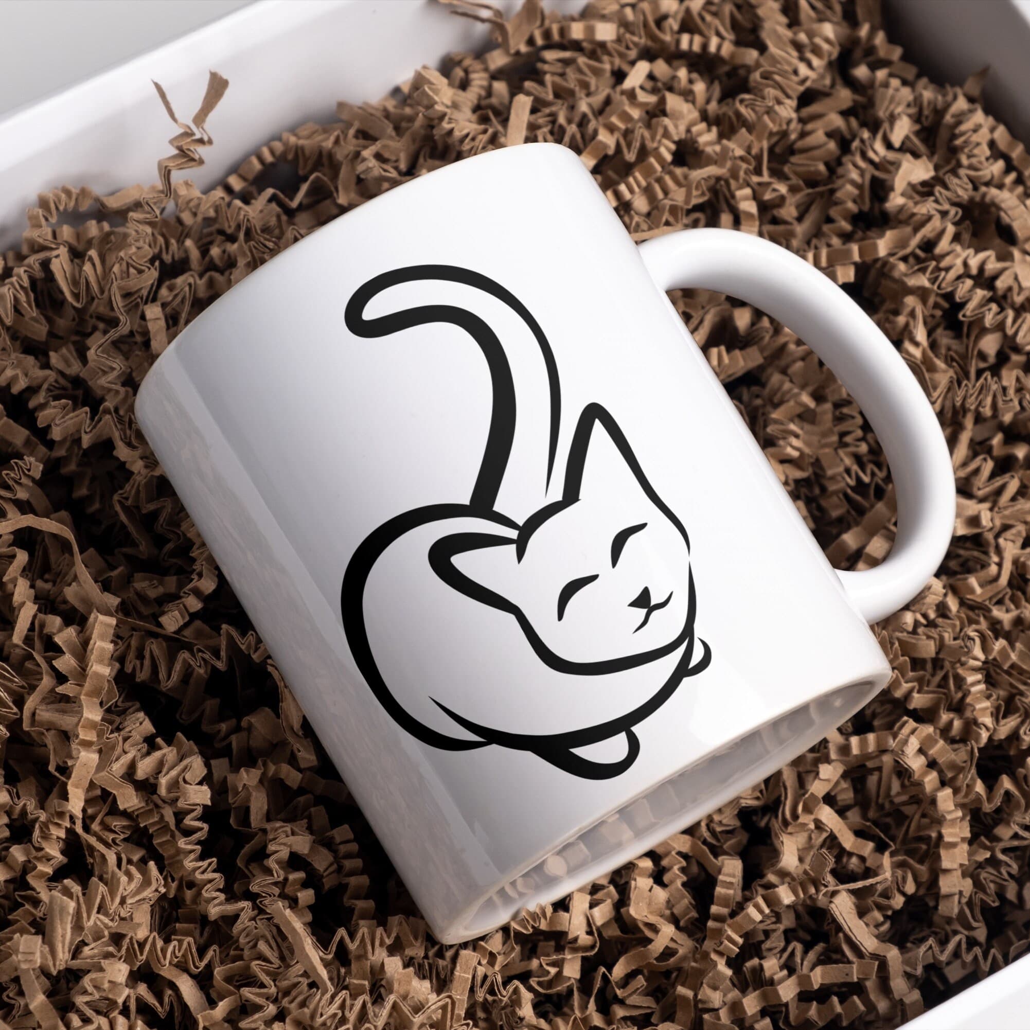 Cat SVG DXF PNG File for Cricut, Silhouette - Cutting, Engraving: Animal Line Art Clipart - image 2