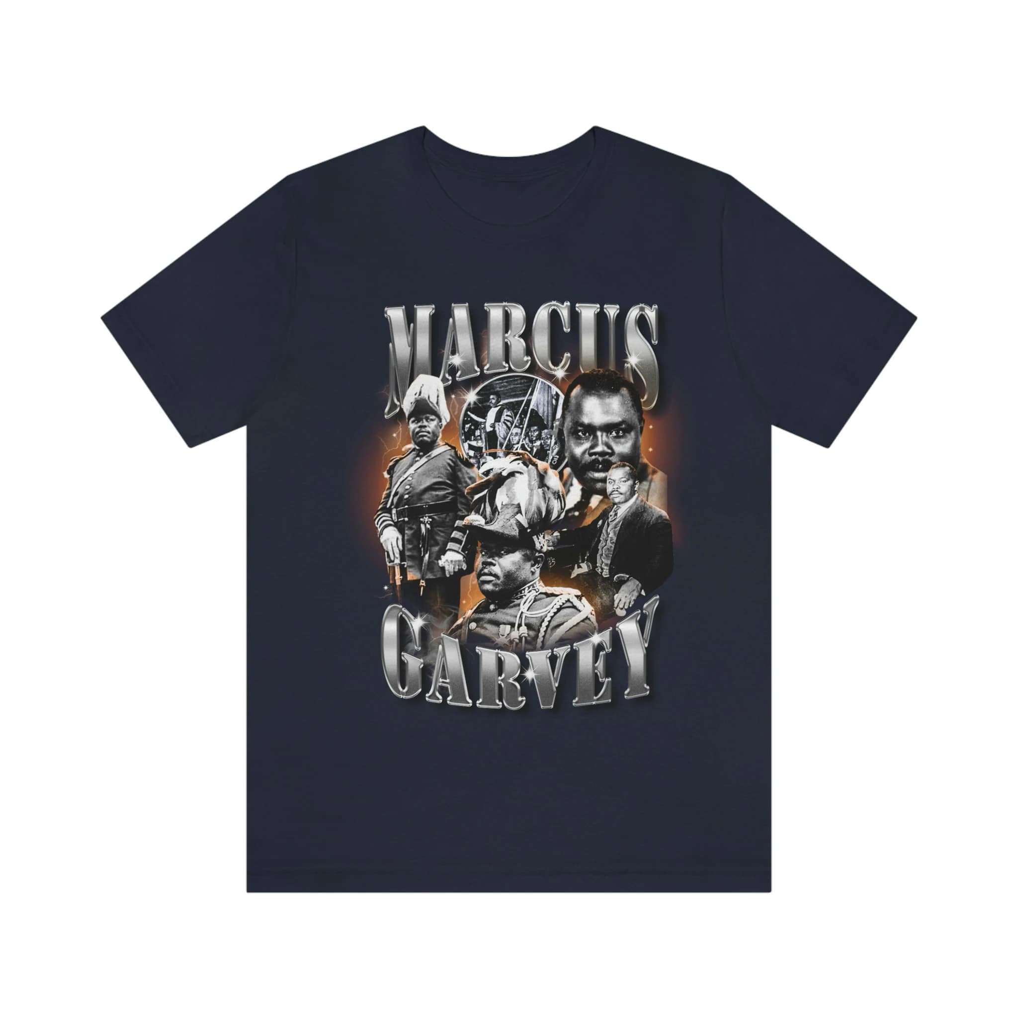 Marcus Garvey 90s Style T-Shirt - Black History Month Tee - image 3
