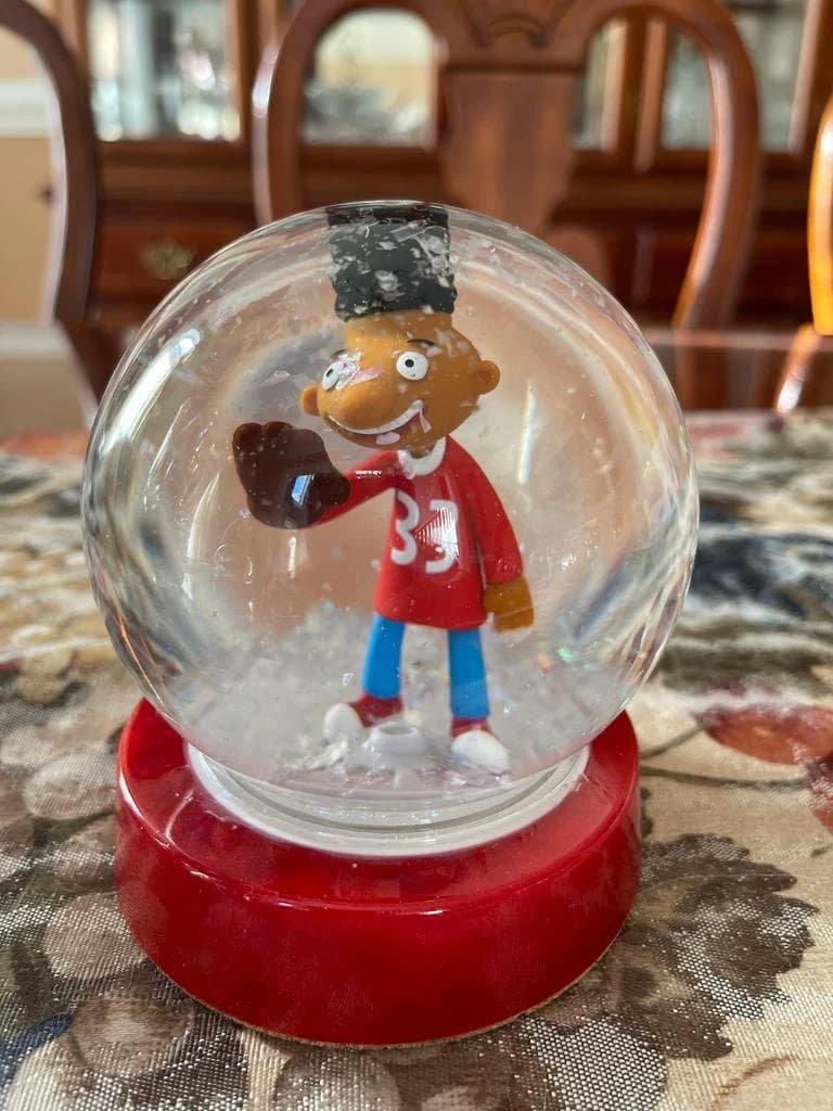 Hey Arnold Nickelodeon Anime Cartoon Snow Globe Birthday Children Holiday Gifts Ready to ship - image 5