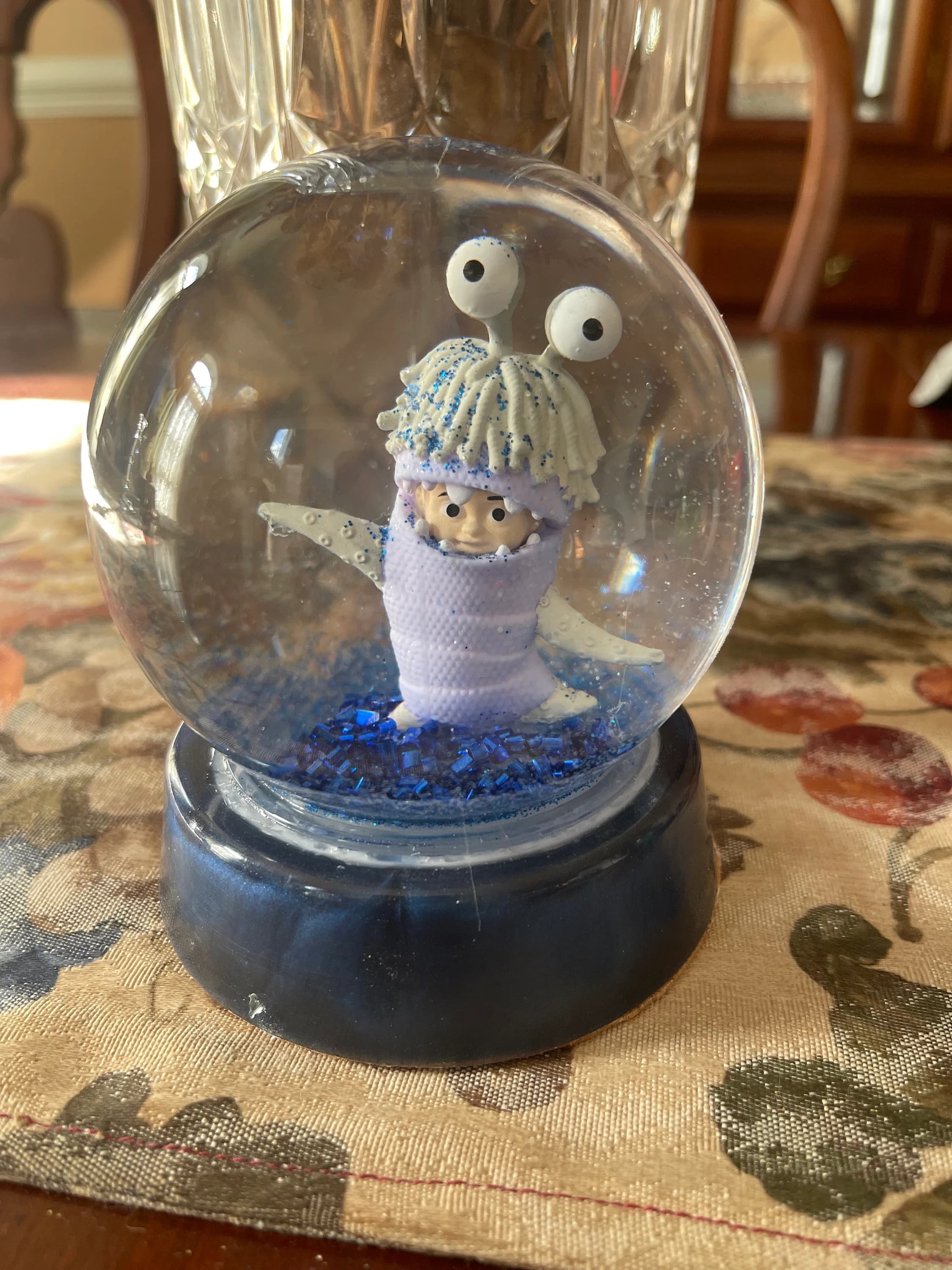 Monsters Inc. Handmade Snow Globe Holiday Gifts Stocking Stuffers Ready to Ship Sully Mike Wazowski Roz Boo - image 4
