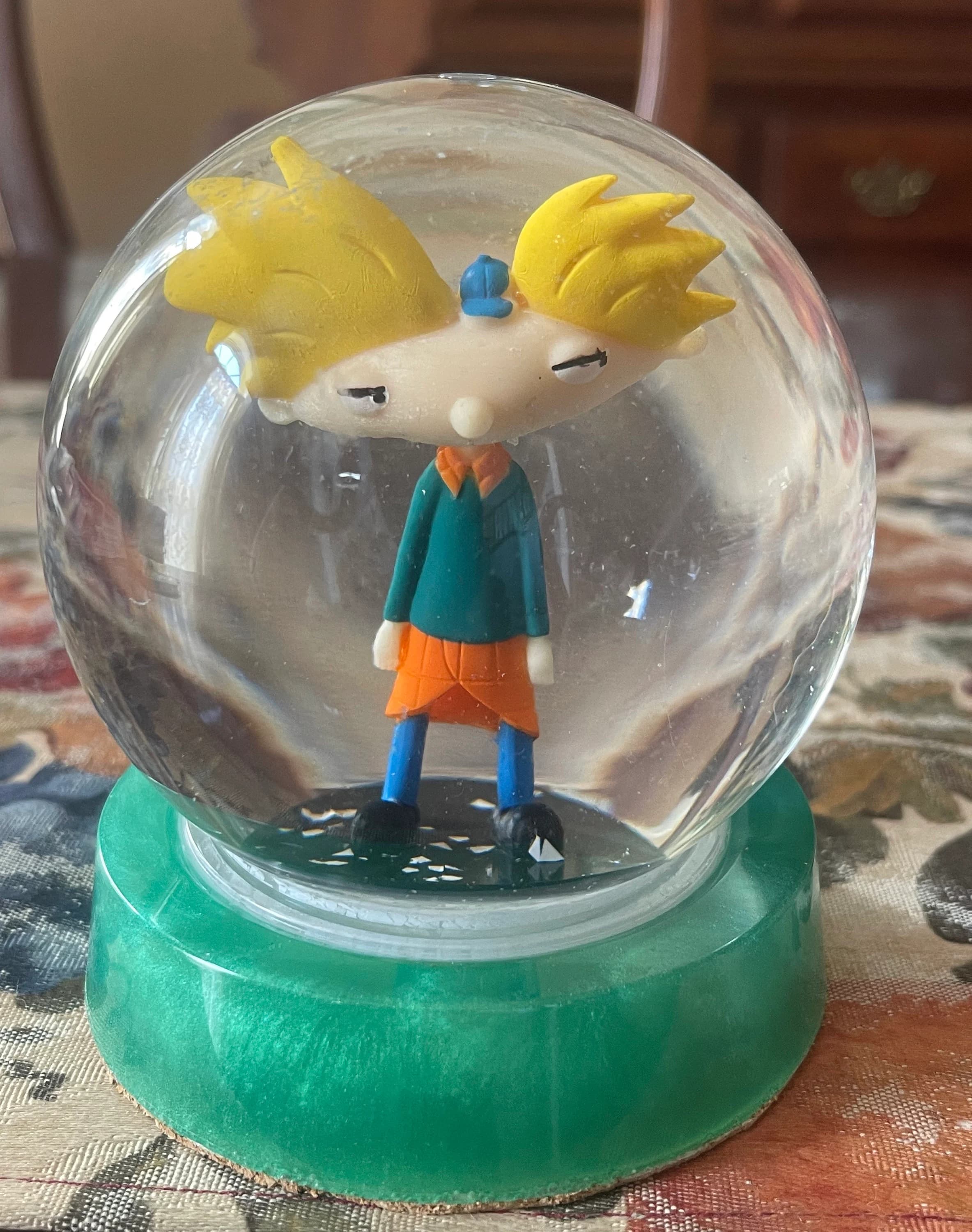 Hey Arnold Nickelodeon Anime Cartoon Snow Globe Birthday Children Holiday Gifts Ready to ship - image 3