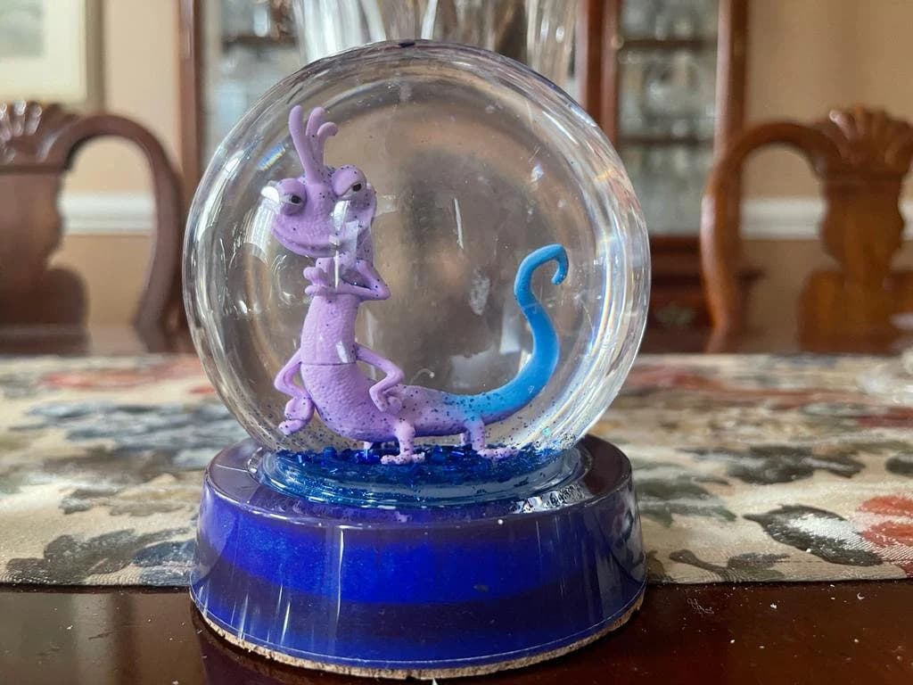Monsters Inc. Handmade Snow Globe Holiday Gifts Stocking Stuffers Ready to Ship Sully Mike Wazowski Roz Boo - image 5