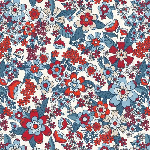 Chasing Freedom fabric from Bloomin Americana by AGF studios BAM 47108 - image 4