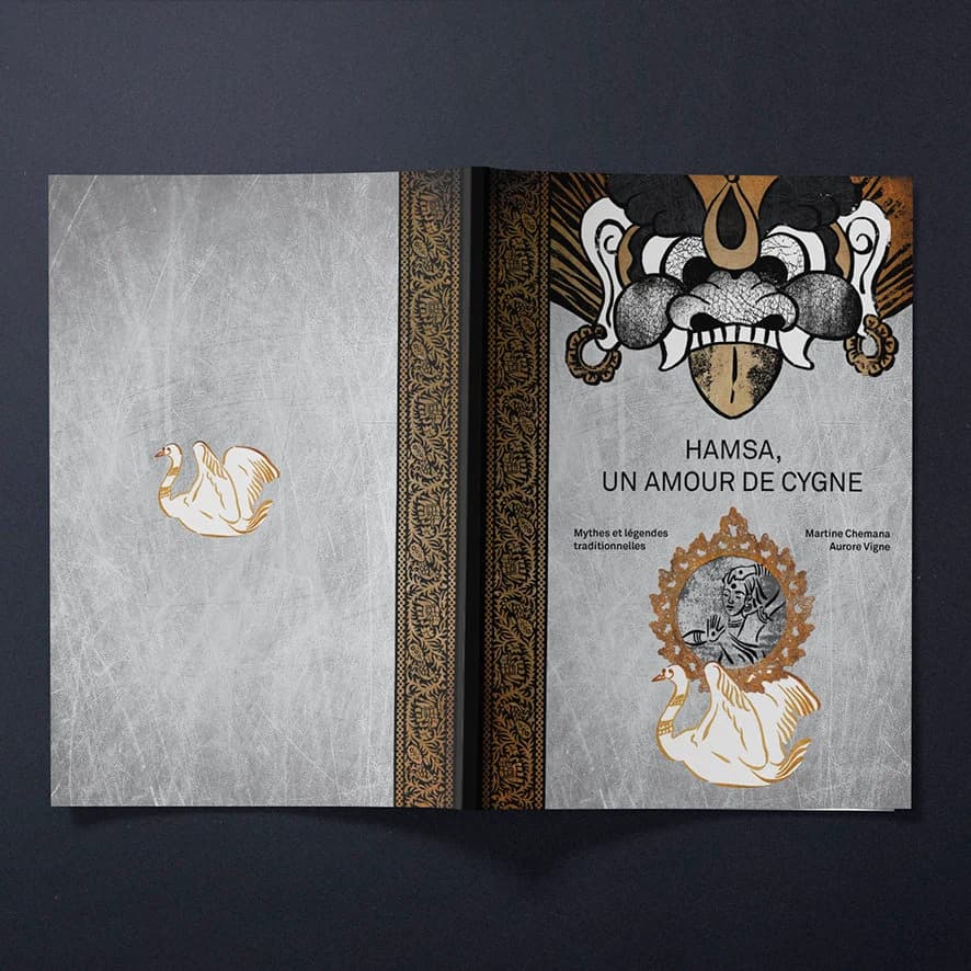 Hamsa, Illustrated digital book in French for children and adults, PDF, Mahabharata, Nala, Damayanti, Indian mythology, Hindouisme, India - image 5