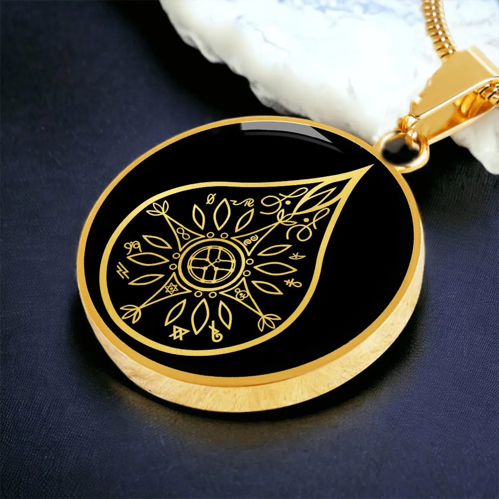 Eckasha Necklace Jewelry Maharic Seal Pendant God Seed Gift Gold Silver - image 5