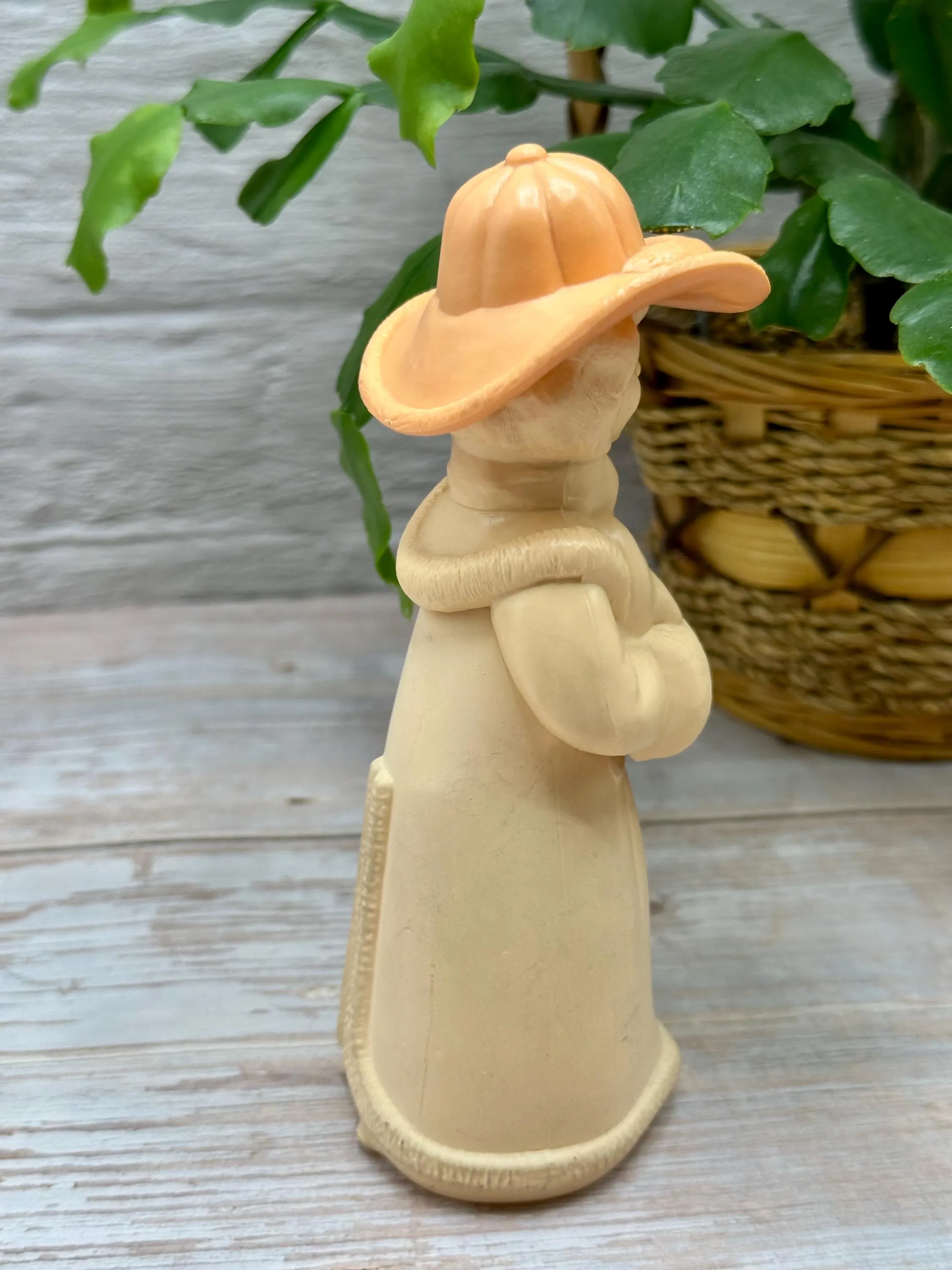 Vintage Avon Little Kate Figure, 1970s Girl with Hat and Muff, 3 fl.oz. - image 5