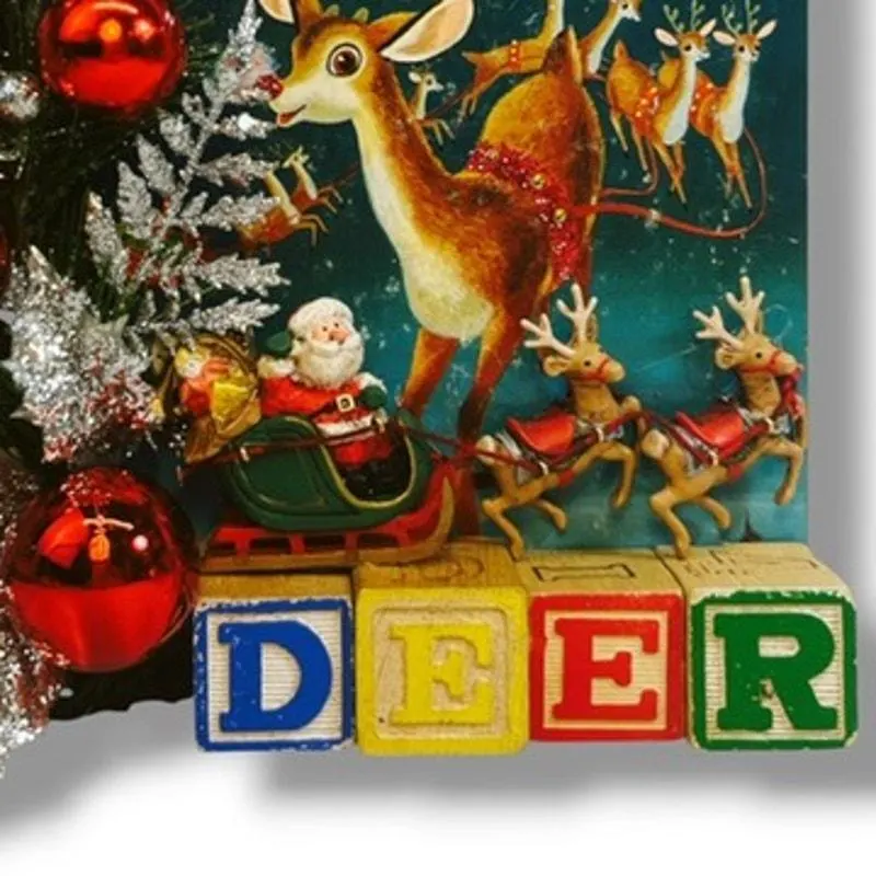Vintage Decorated Rudolph the Red Nosed Reindeer Christmas Children's Book - image 3
