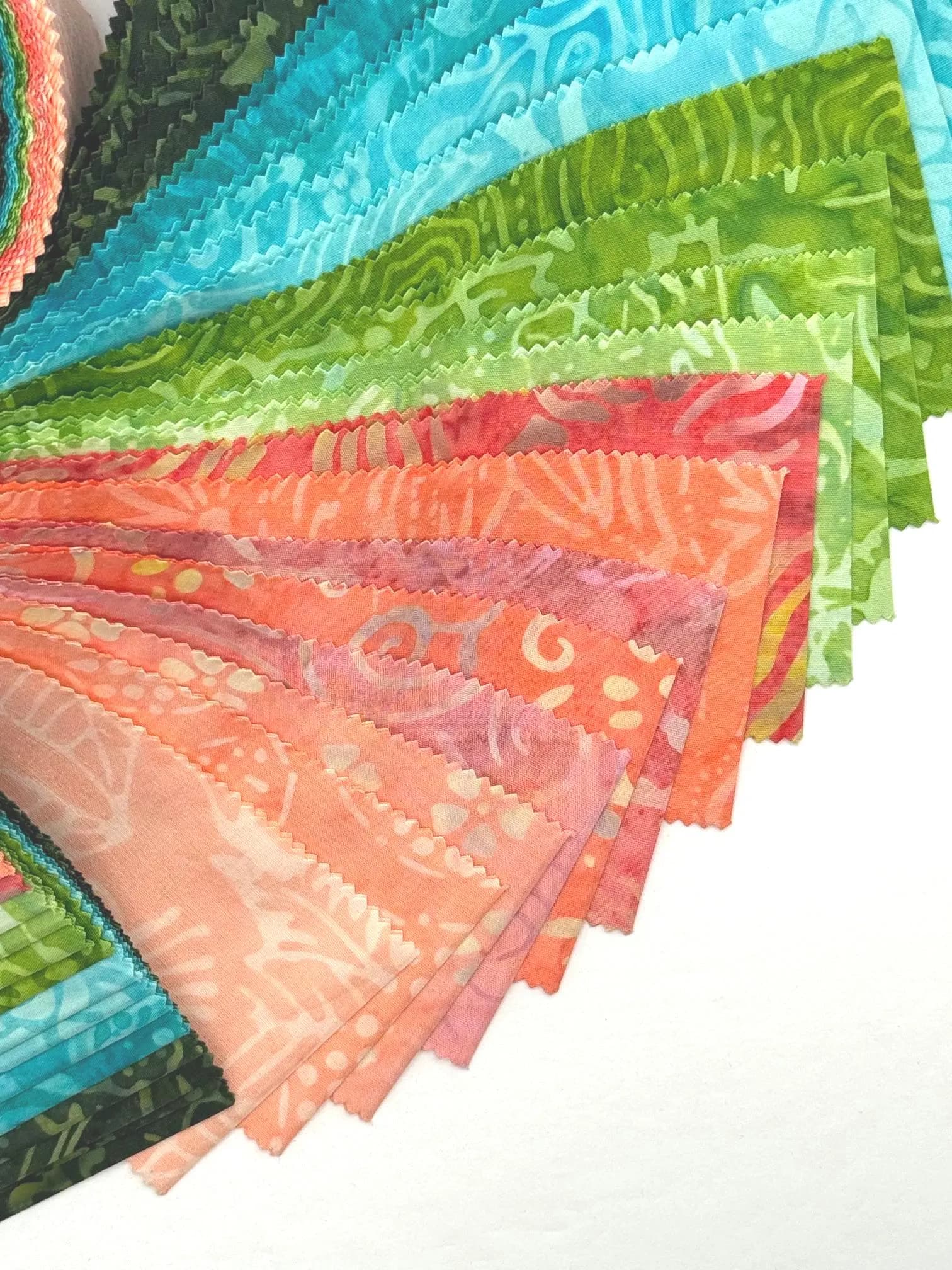 Java Batiks Jungle Cruise Cotton Batik Fabric 2.5 Inch Strip Jelly Roll -JUCR - image 4