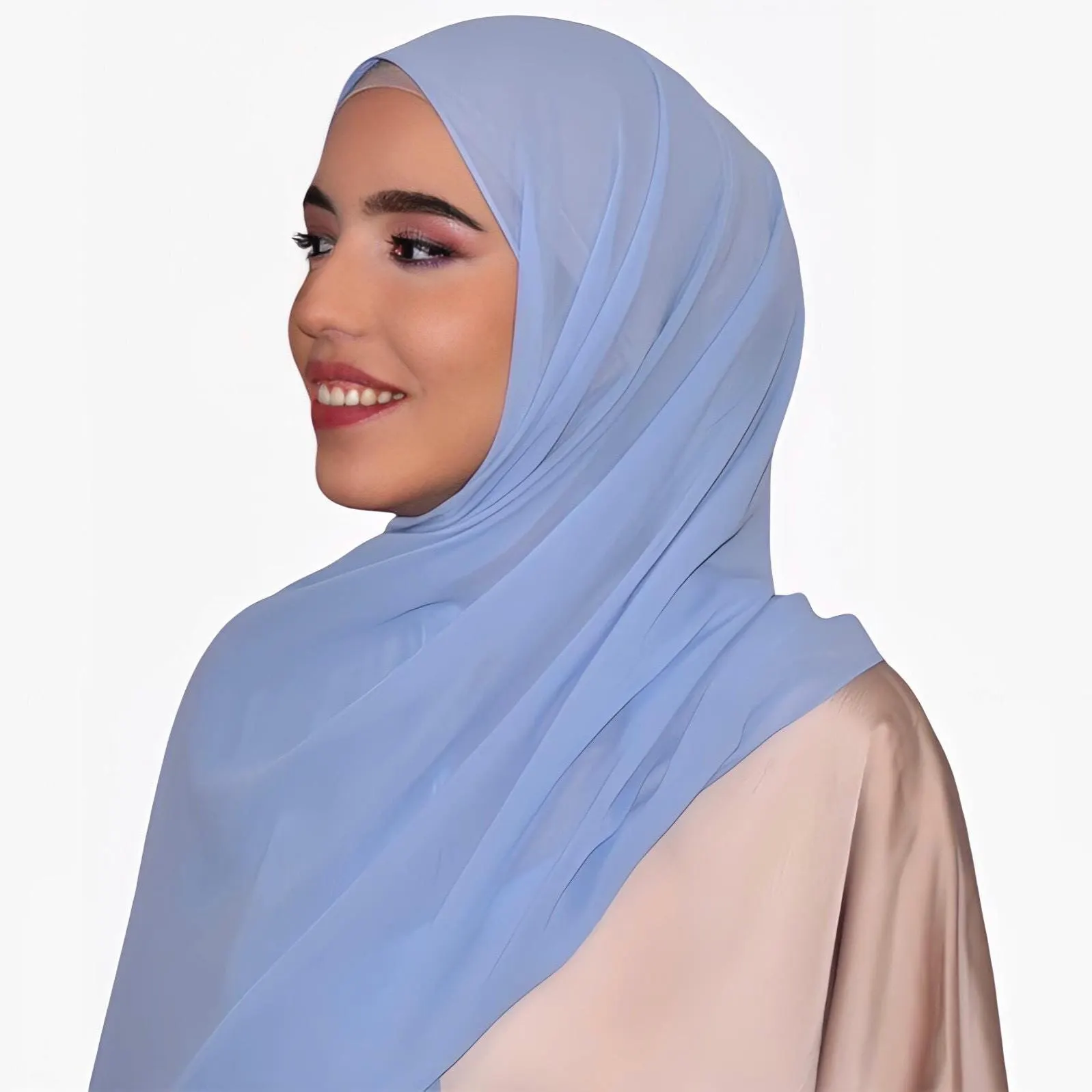 Chiffon Hijab, Lightweight Muslim Headscarf, Soft Everyday Modest Hijab for Women - image 3