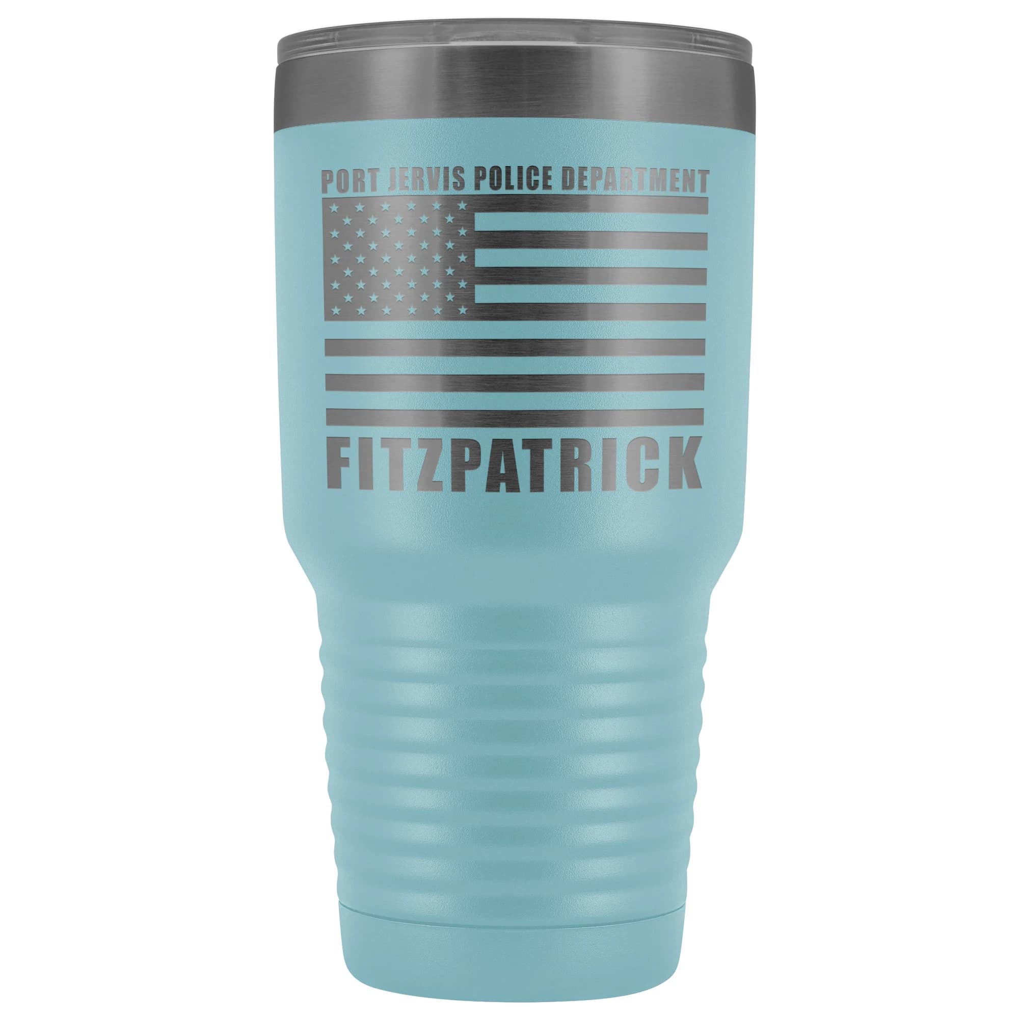 Customizable | Port Jervis | Tumbler Cup | 30 oz | Police Officer Gifts | Thin Blue Line | American Flag - image 4