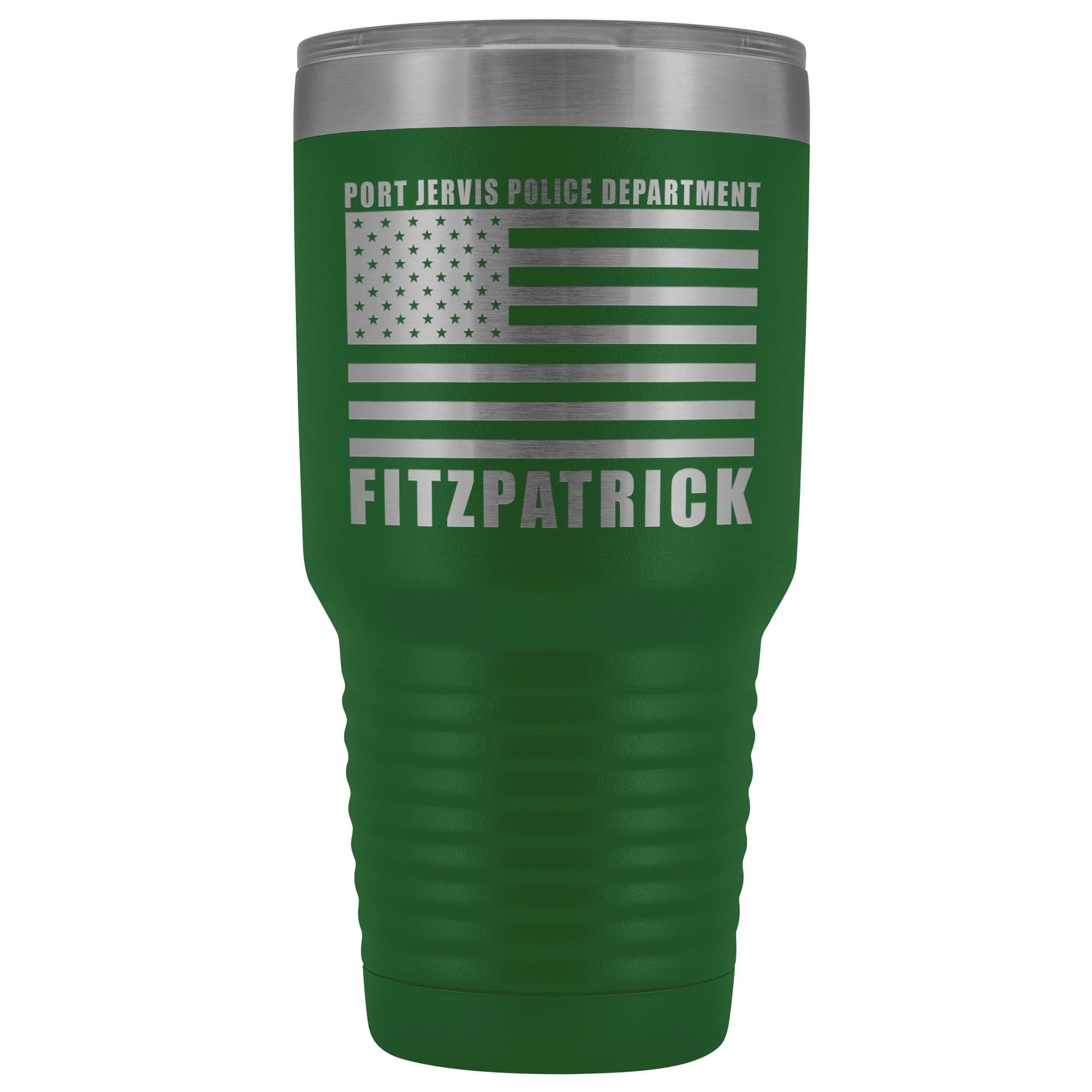 Customizable | Port Jervis | Tumbler Cup | 30 oz | Police Officer Gifts | Thin Blue Line | American Flag - image 3