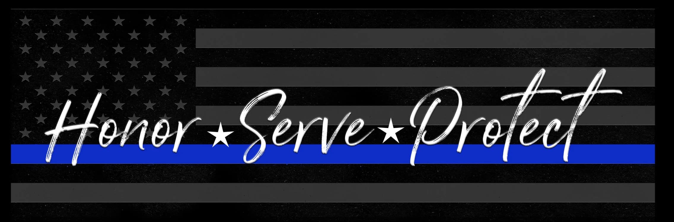Honor Serve Protect | Thin Blue Line | Police Officer Gifts | Law Enforcement | Canvas Wall Art | Police Wife | Police Academy | Cop Gifts - image 3