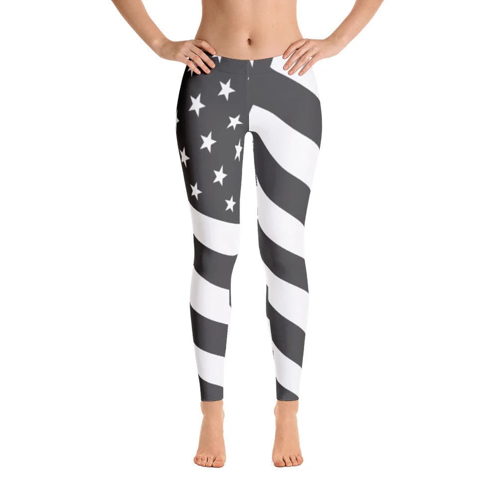 Womens | American Flag | Wrapped | Leggings | USA | Tights | Spandex | Independence Day | Workout | Gym | Yoga - image 3