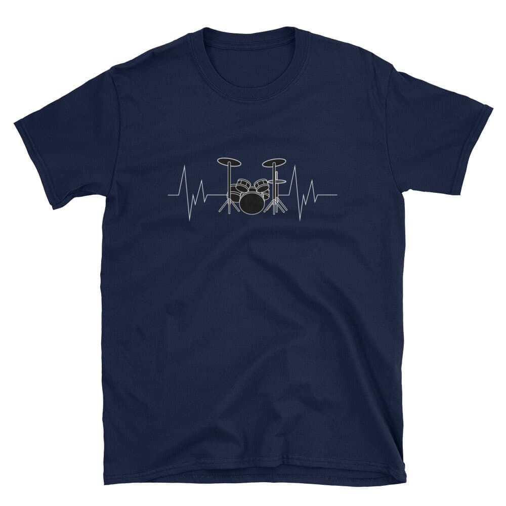 Drummer Shirt, Drummer Gift, Band Shirt, Music Shirt, Drum Shirt, Drum Player Shirt, Drumming Shirt, Drummer Tee, Drum Heartbeat - image 4