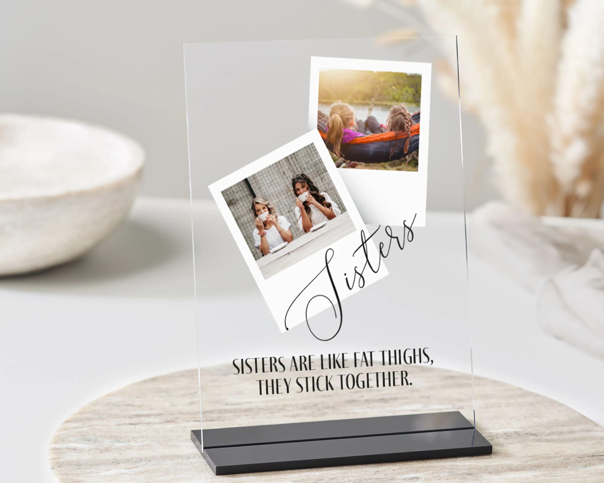 Personalised Photo Plaque for Sister, Sister Gift, Gift for Sister, Gift for Brother, Personalised Photo Pic, Sister Gifts, Acrylic Photo