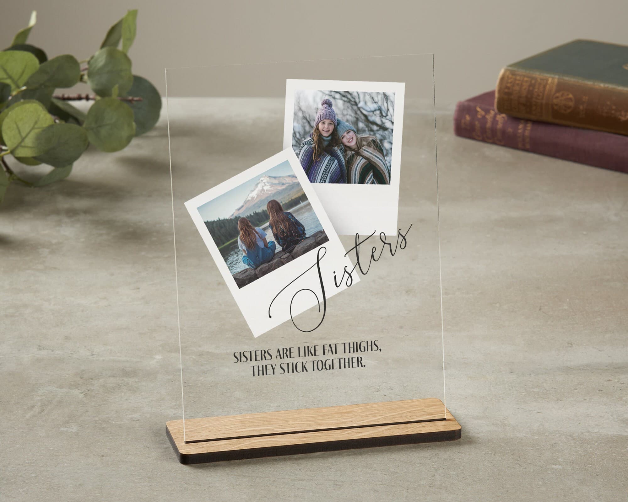 Personalised Photo Plaque for Sister, Sister Gift, Gift for Sister, Gift for Brother, Personalised Photo Pic, Sister Gifts, Acrylic Photo - image 4