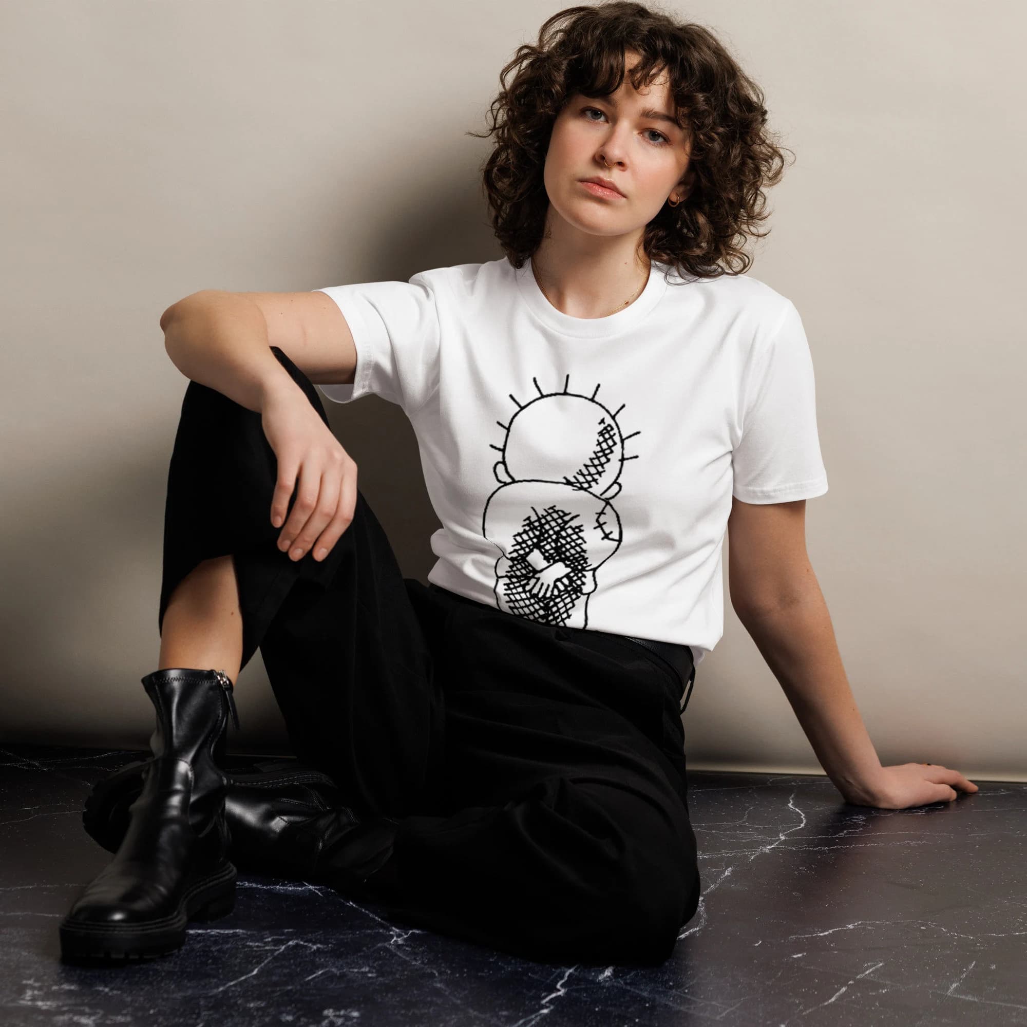 Handala tshirt, Hanzala Unisex premium t-shirt, Hanthala tshirt, Palestine Handala, Palestine crewneck