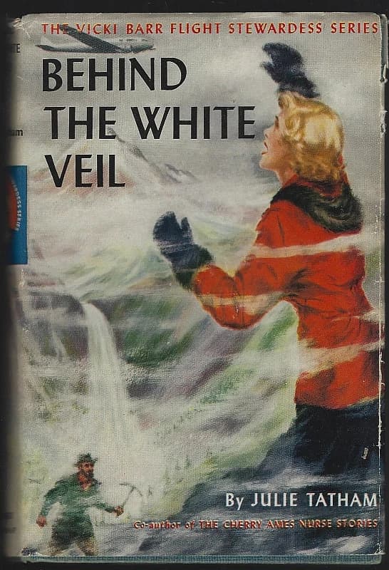 Vicki Barr Flight Stewardess by Helen Wells Julie Tatham Girl's Series #1, 2, 6, 9 Vintage Books Tweed Covers - image 4