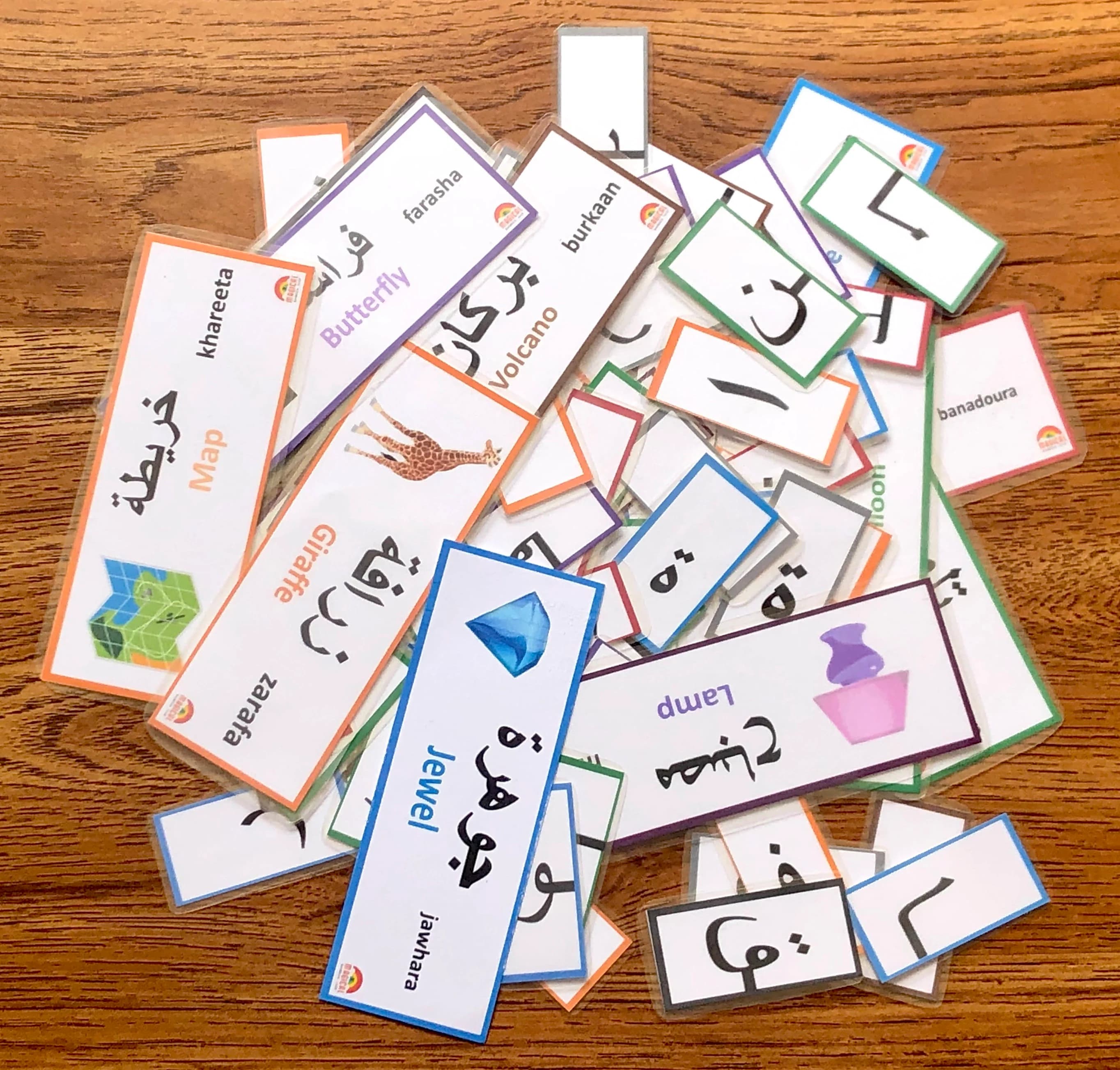 Arabic digital puzzle, Arabic letter & picture, Arabic alphabet, flashcards, Arabic game,matching, Montessori, Arabic flashcards, Eid gift - image 2