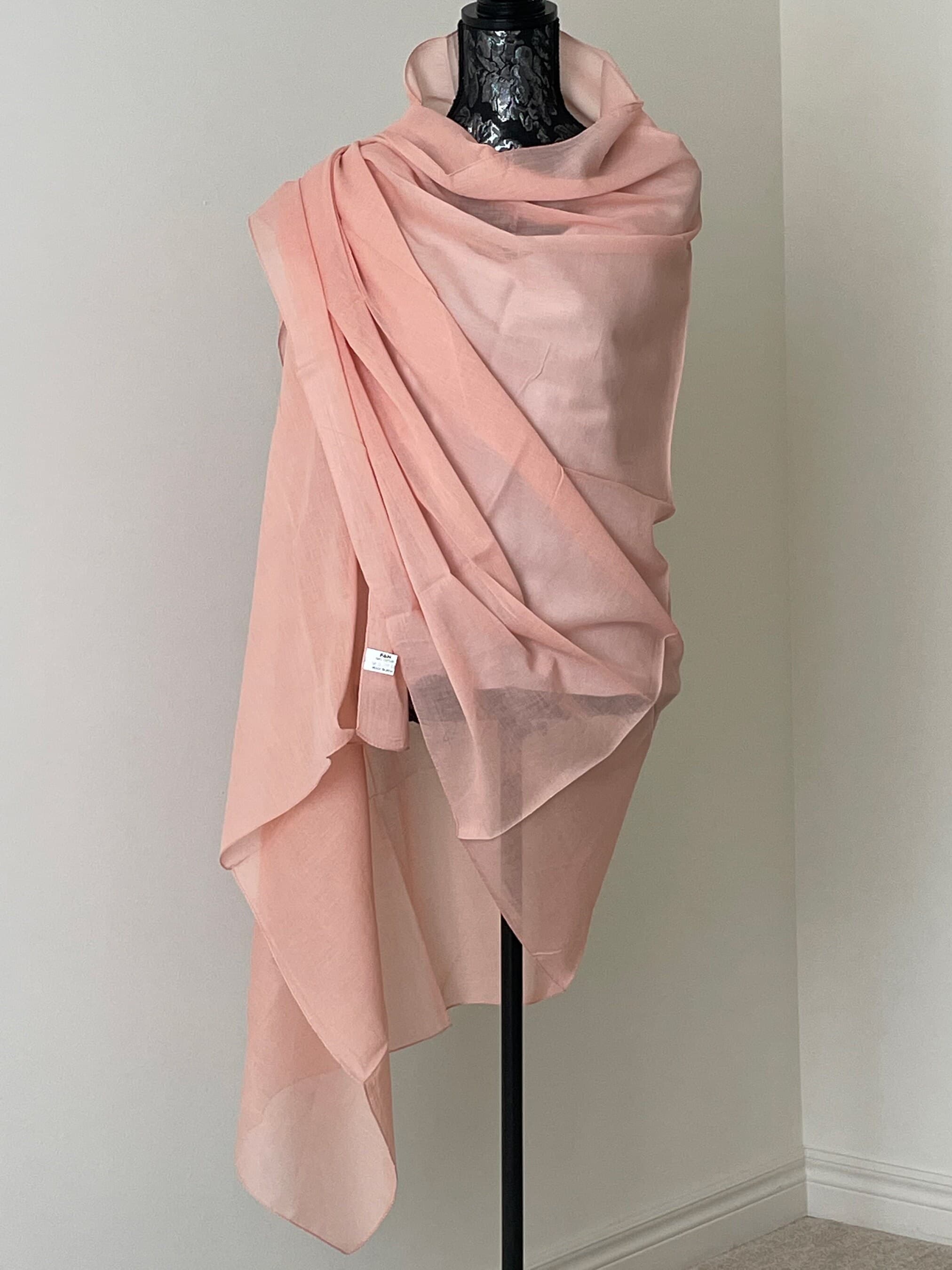 LARGE COTTON SCARF, 100% Soft Cotton, Large Size Shawl, Long Stole, Head Wrap Scarf, Hijab, Turban Scarf - image 3