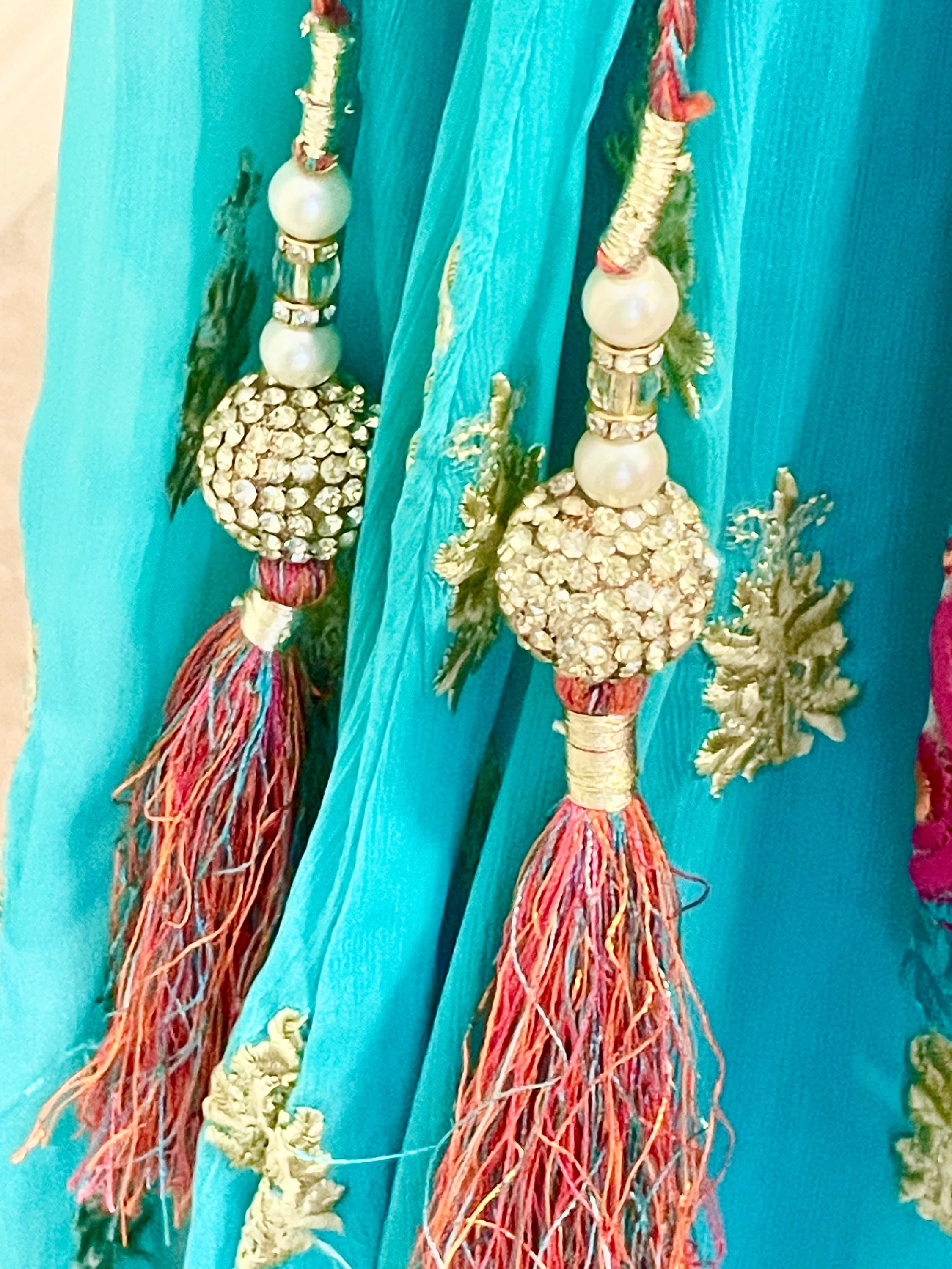 EMBROIDERED DRESS for Women Elegant, Flowing Ankle Length Dress Formal Vintage Dress, Gift for Her - image 2
