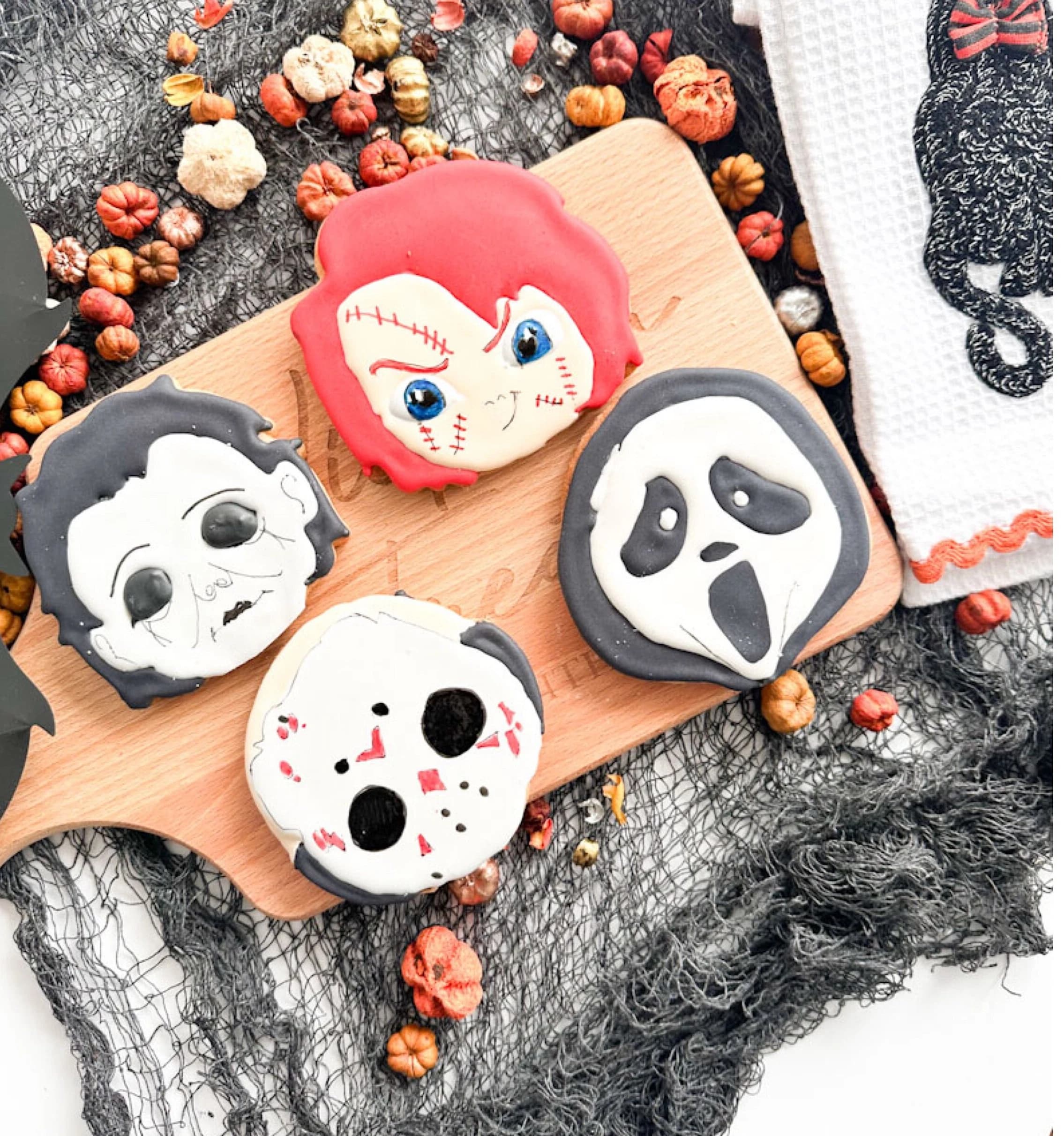 Horror Villain Cookies: Halloween Biscuit Treats