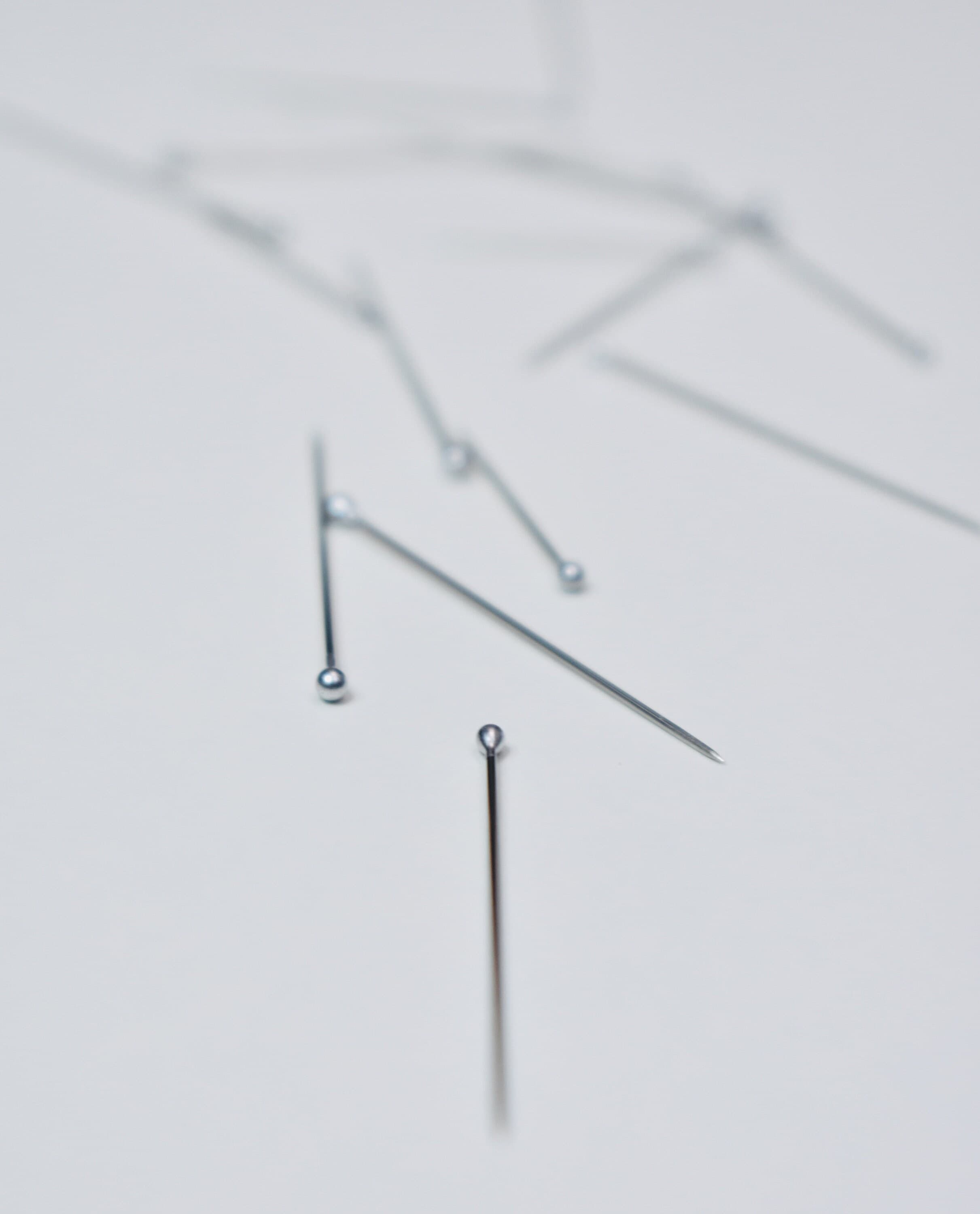 10x The Original Silver Stainless Steel Thin Hijab Pins - image 4