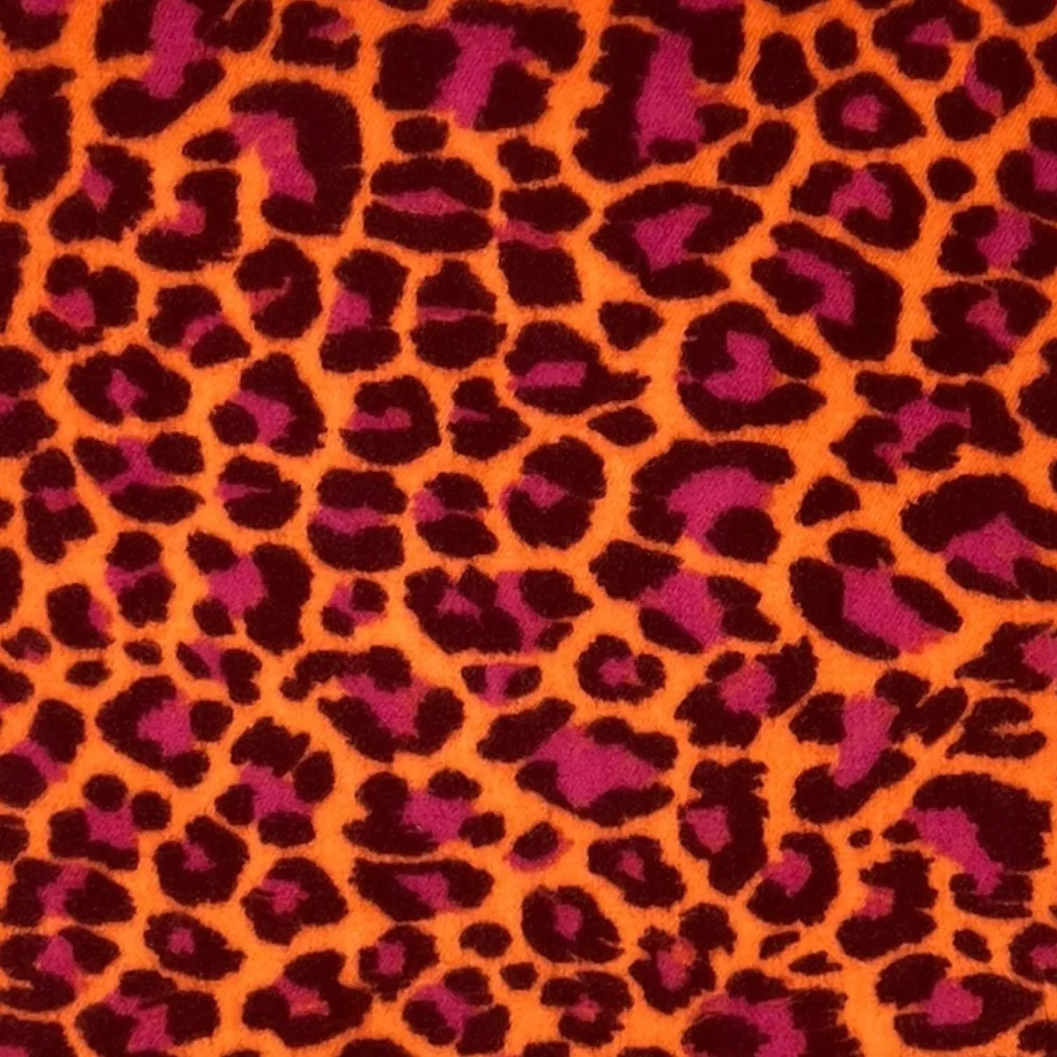 Leopard Print Scarf | Orange Animal Print Polyester Fashion Wrap - image 4