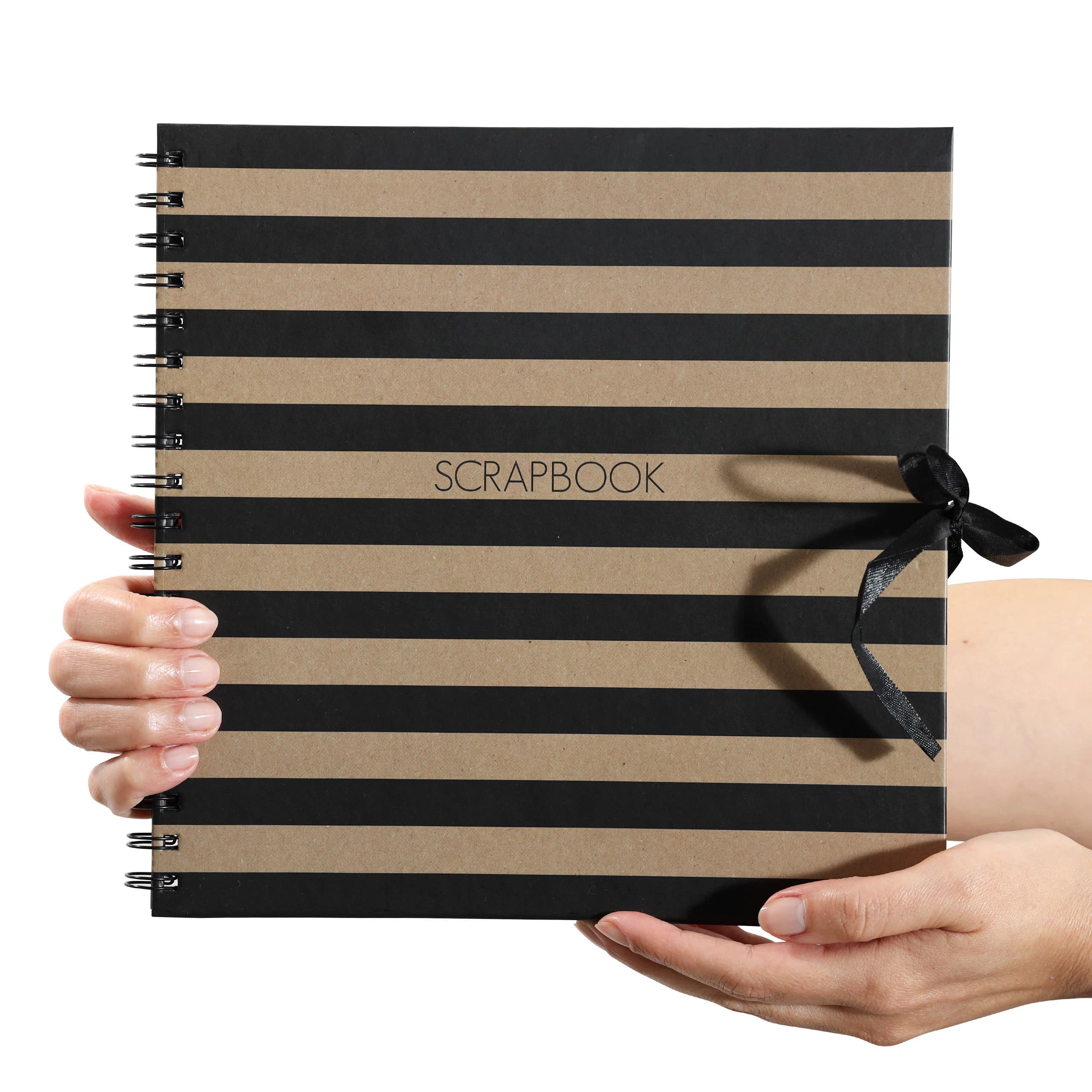 Photo Scrapbook Album: Family Memory Book with Black Paper (25x25cm) - image 4