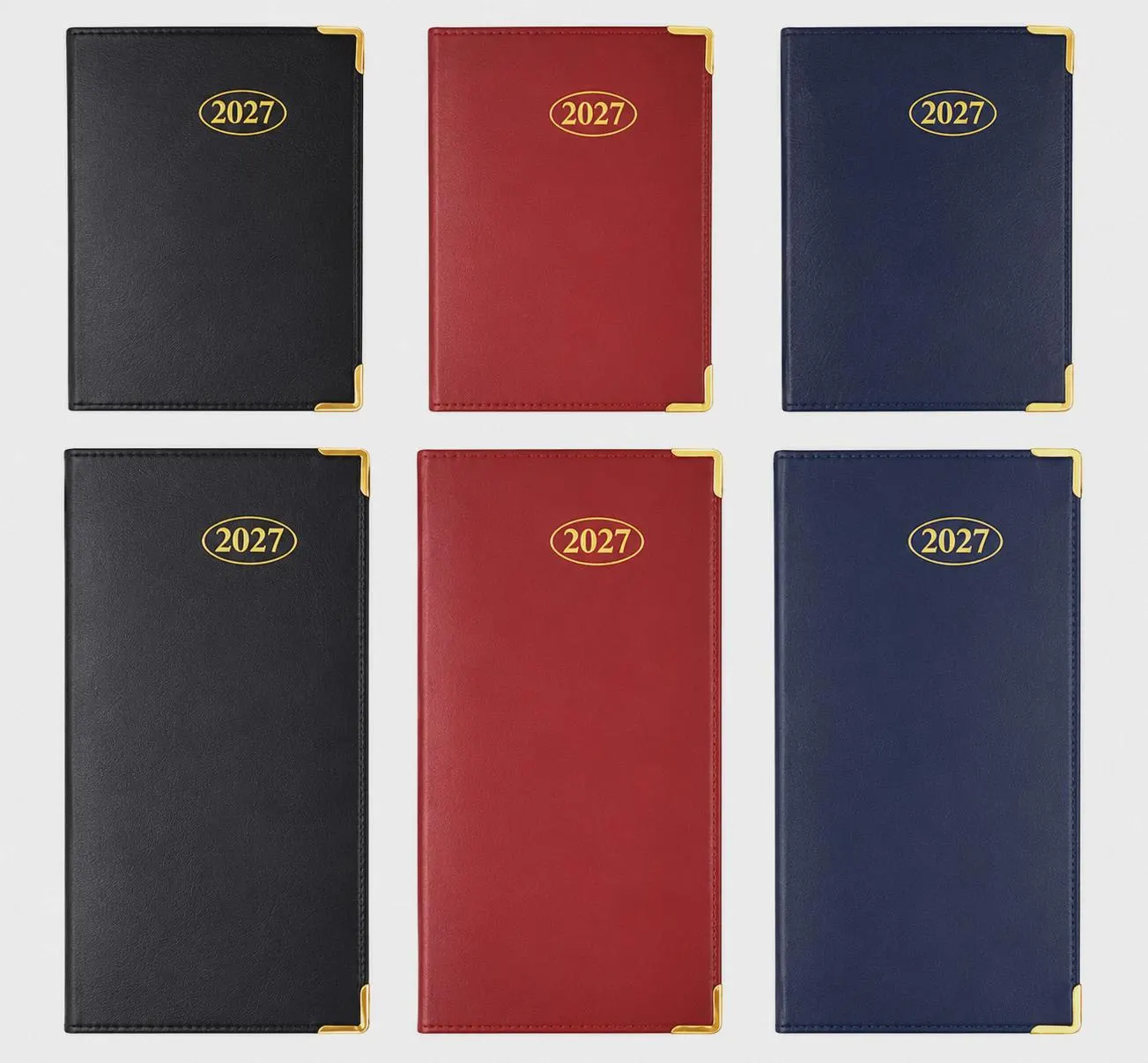 2027 Slim Pocket Diary: Week-to-View Planner with PVC Cover