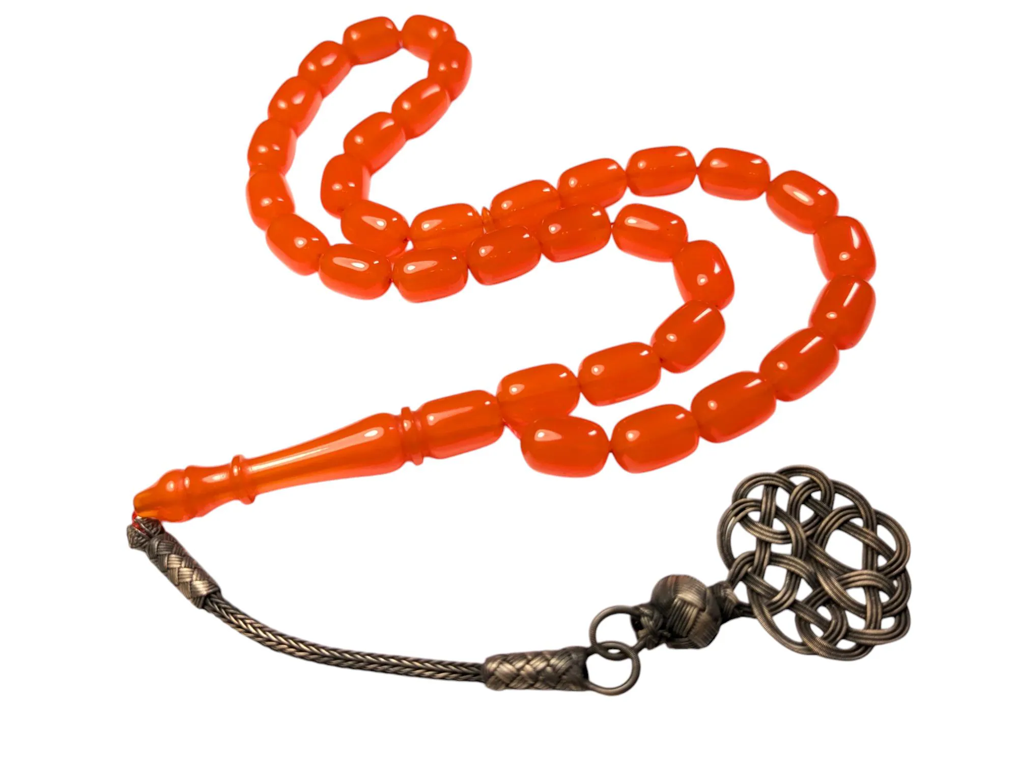 Turkish Prayer Beads Tasbih Misbaha SIKMA Kehribar Tesbih Kazaz Subha Gift 846