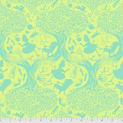 Curiouser and Curiouser by Tula Pink for FreeSpirit - Down the Rabbit Hole - PWTP166.BEWILDER - Half Yard Increments - image 2