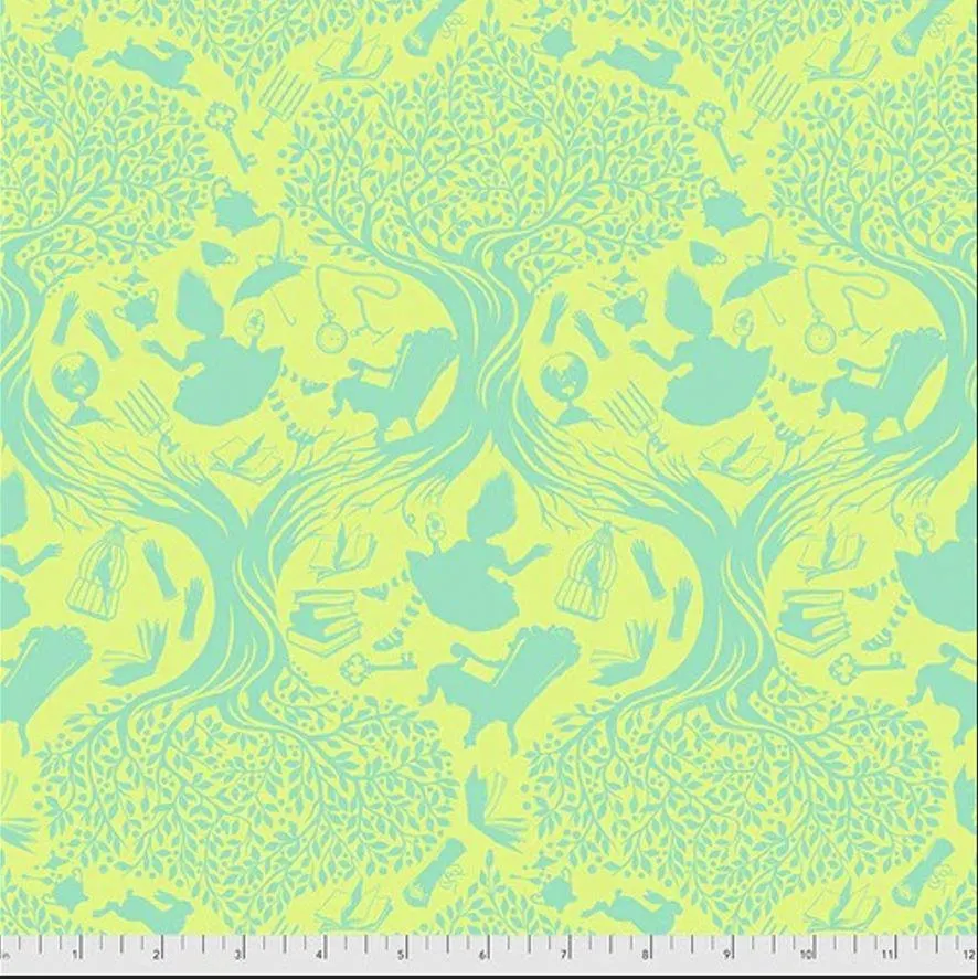 Curiouser and Curiouser by Tula Pink for FreeSpirit - Down the Rabbit Hole - PWTP166.BEWILDER - Half Yard Increments