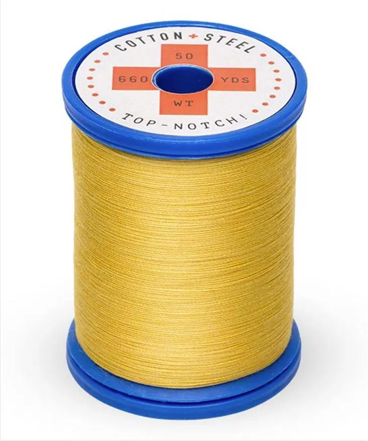 753-0502 - Sulky 50wt 660YDS Cotton + Steel 100% Cotton Thread - Col.753-0502, Cornsilk - Long Staple Egyptian Cotton - image 4