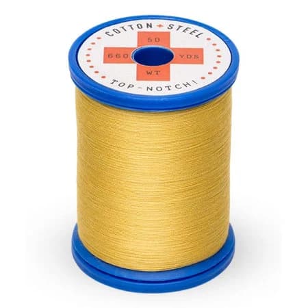 753-0502 - Sulky 50wt 660YDS Cotton + Steel 100% Cotton Thread - Col.753-0502, Cornsilk - Long Staple Egyptian Cotton - image 3