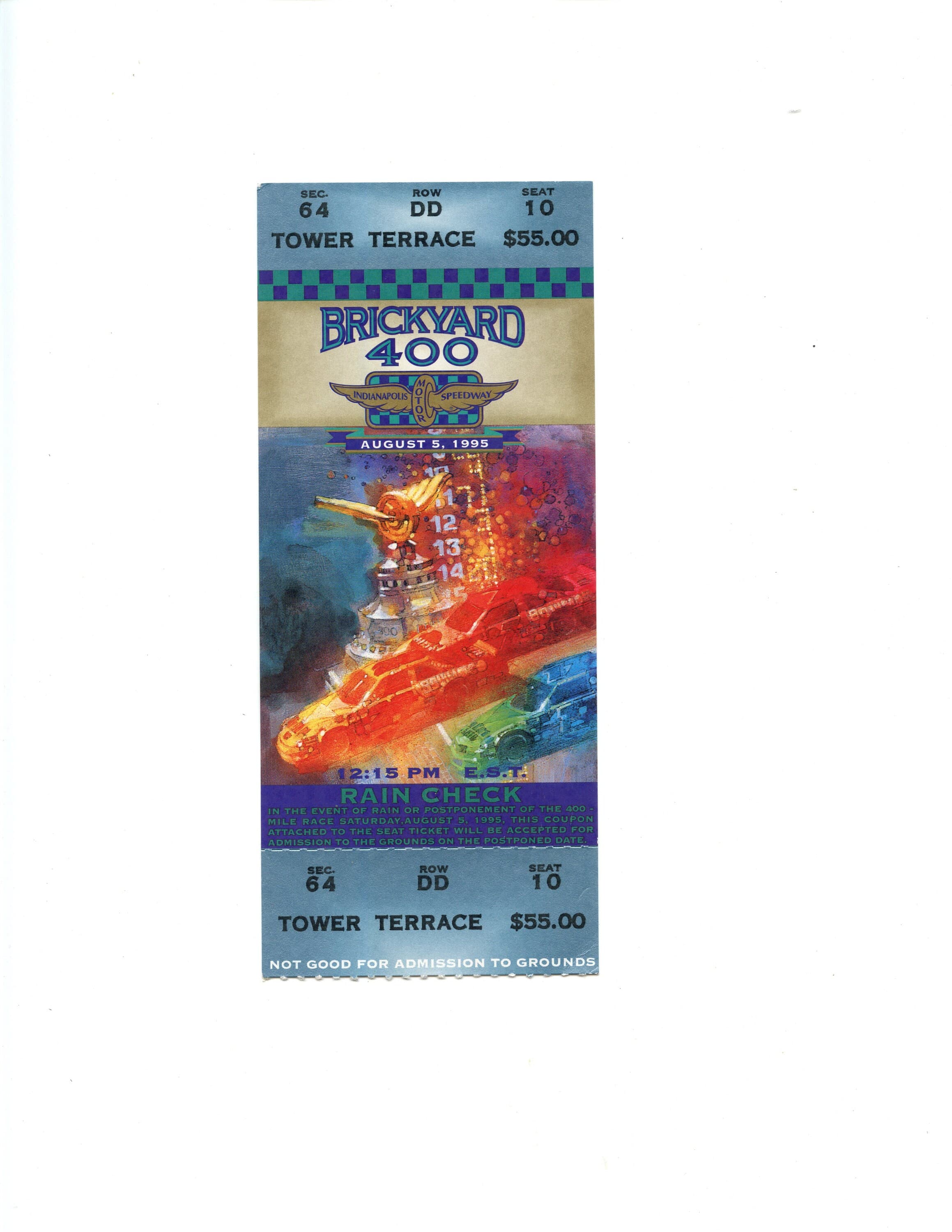 MINT/Brickyard 400 Race Souvenir Program August 5, 1995/Auto Racing/Collectible - image 4