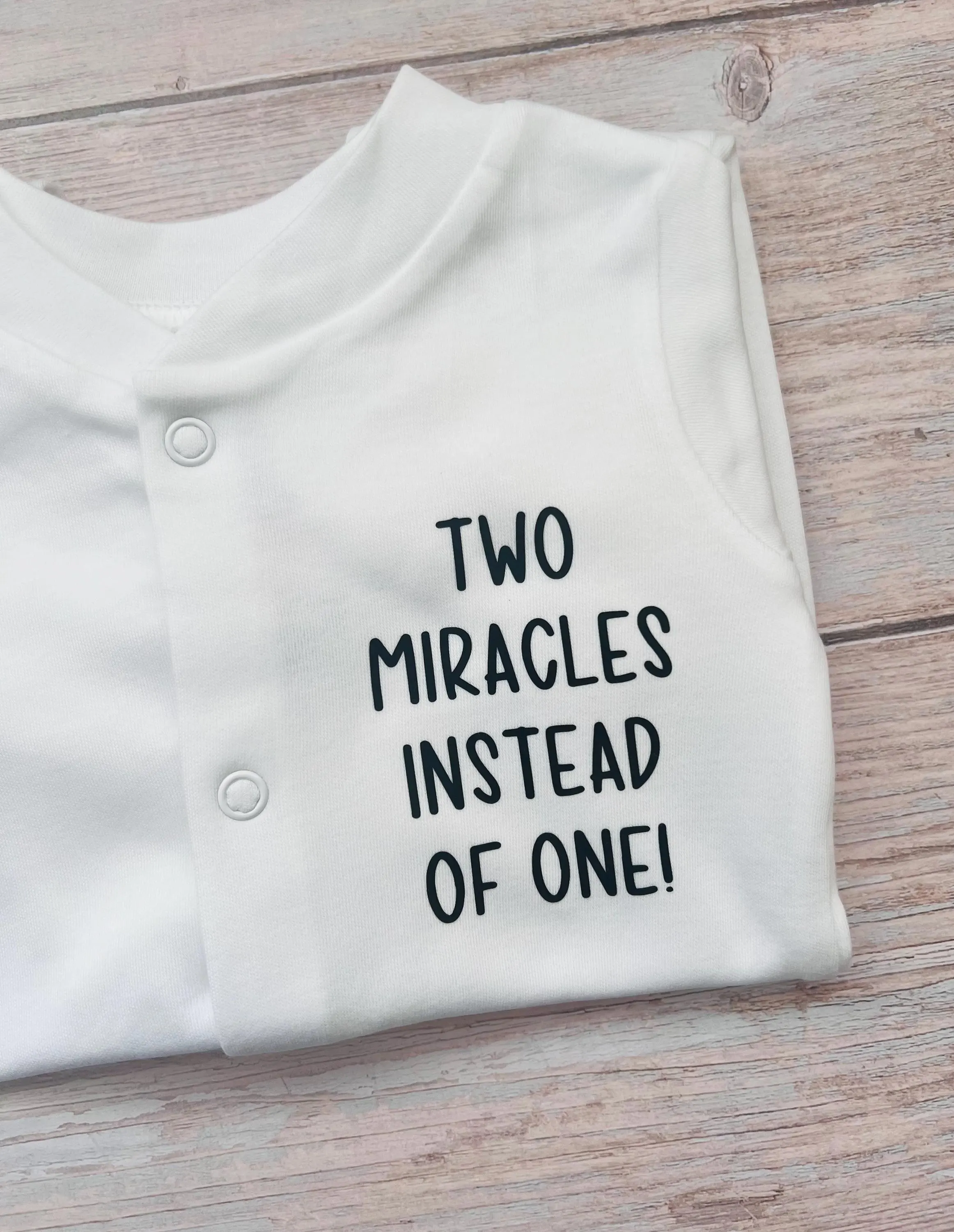 Twice the blessings Baby Grows, Twin Pregnancy Gifts, Twin Baby Shower, Gifts For Twin Baby, Newborn Coming Home Outfit, Unisex Baby Onesies - image 4