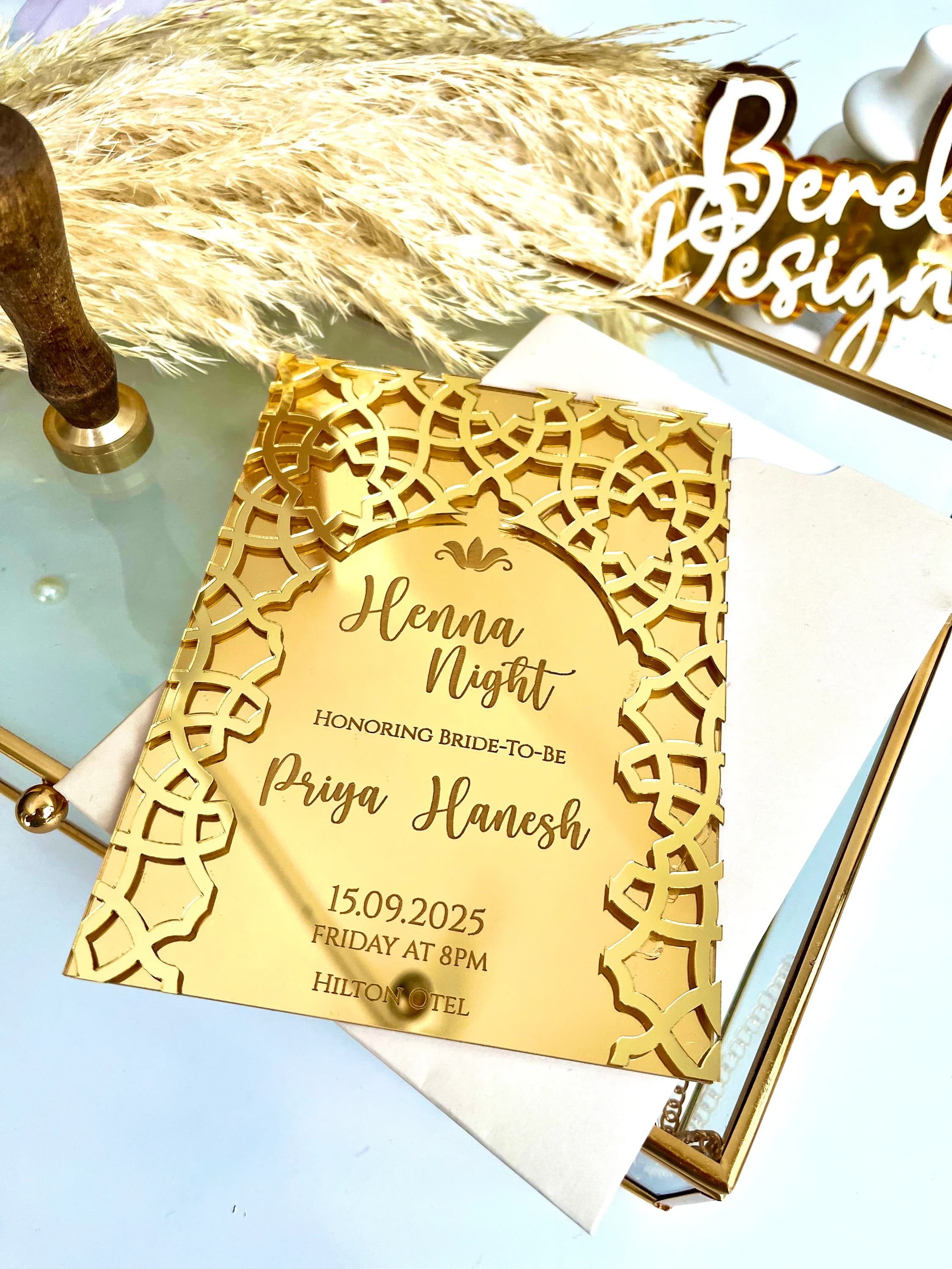 Custom Acrylic Wedding Invitation, Luxury Acrylic Invitation, Engagement Invite, Elegant Wedding Invitation, Couple Save the Date Invitation
