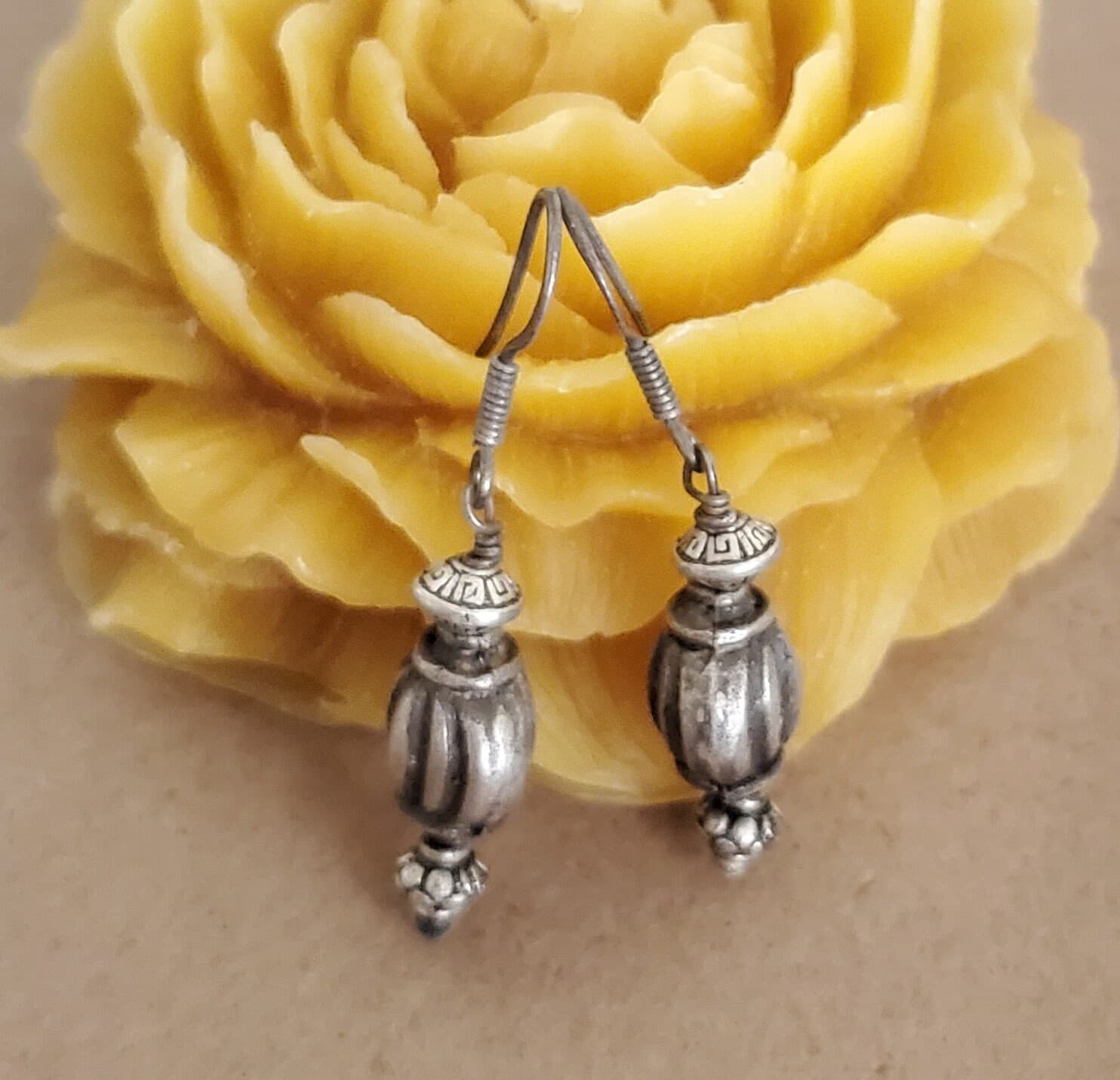 Vintage Silver Tuareg Earrings: Moroccan Tribal Jewelry - image 5
