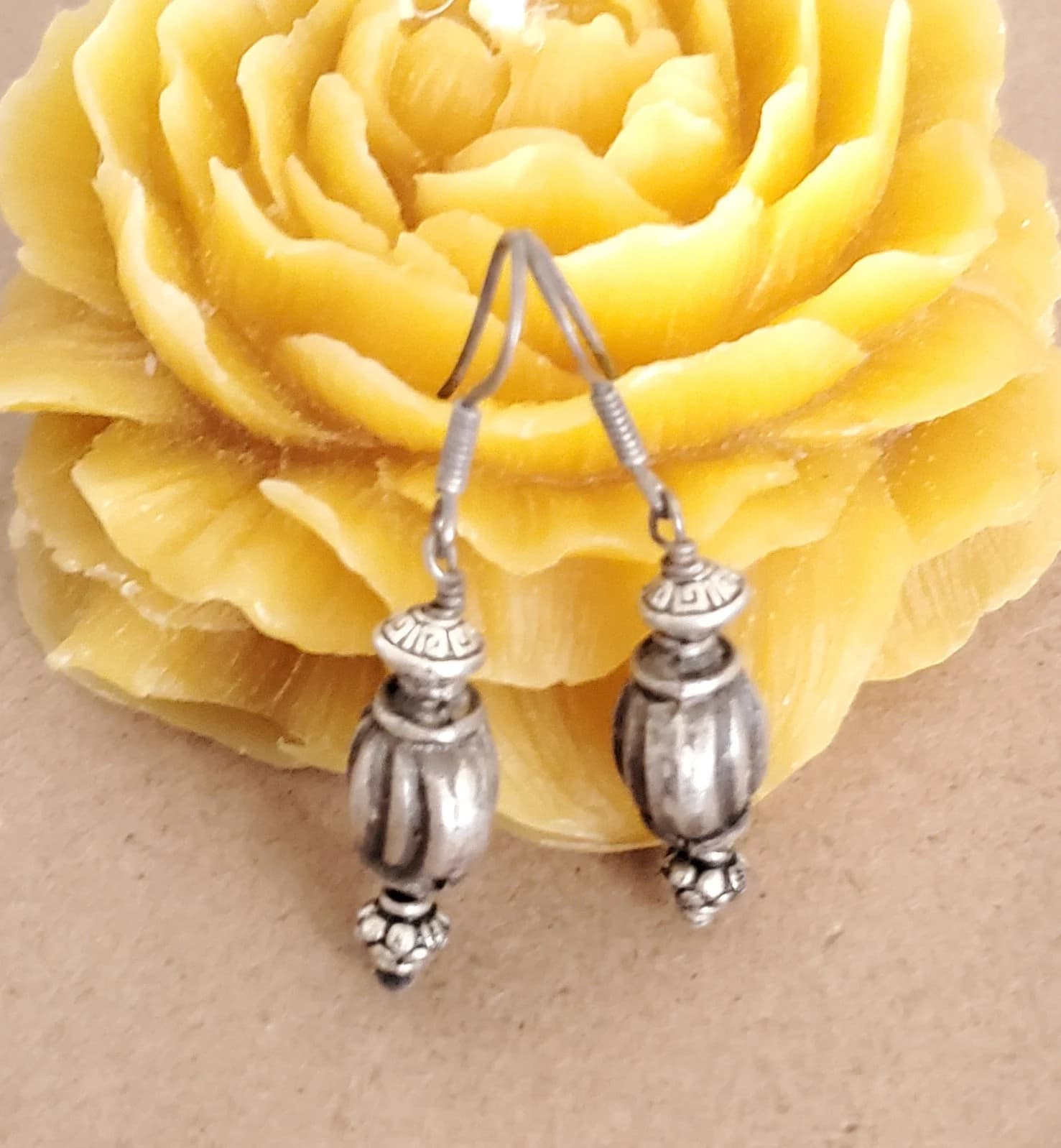 Vintage Silver Tuareg Earrings: Moroccan Tribal Jewelry - image 3