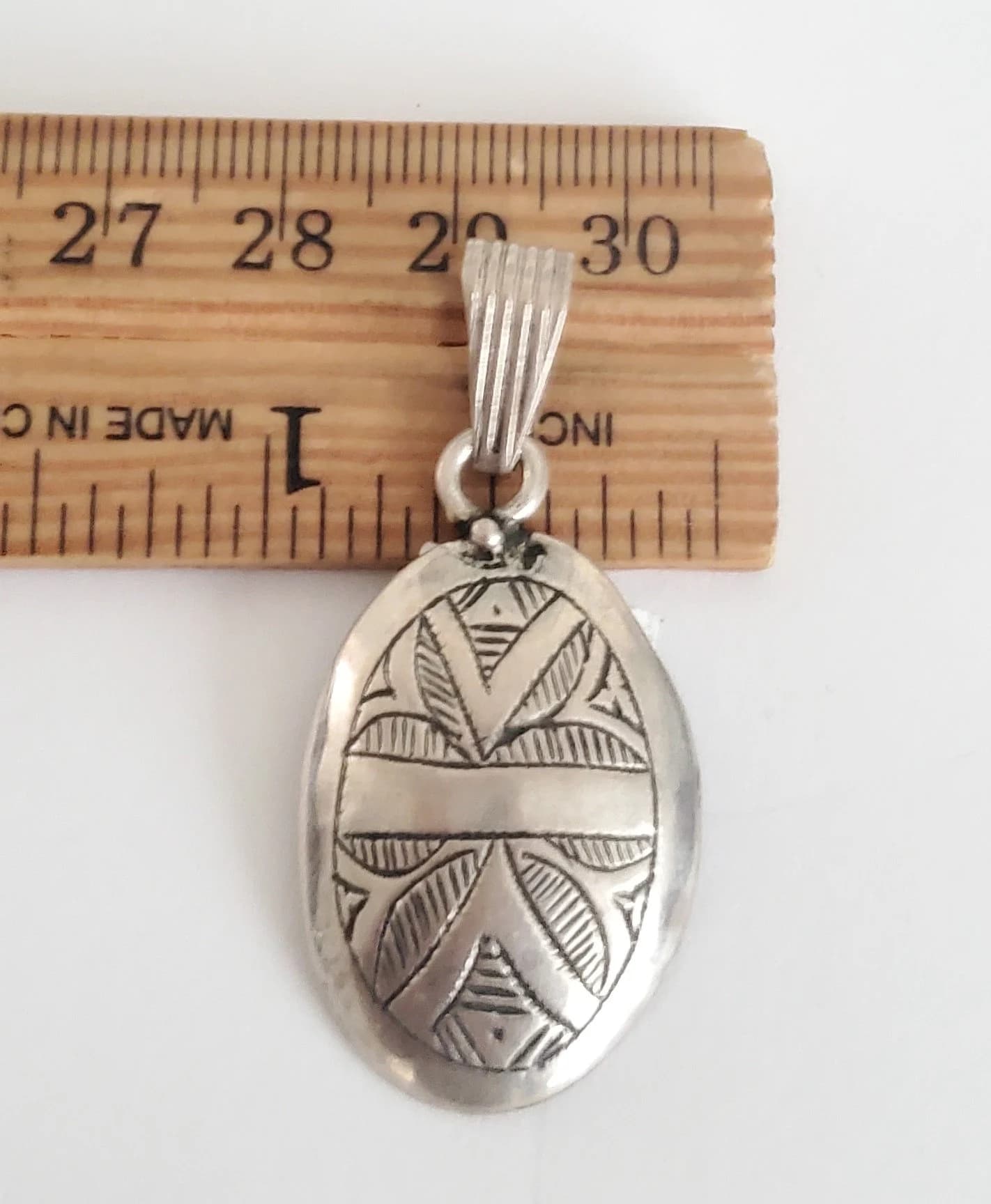 Berber Sahara 925 Silver Pendant: Moroccan Ethnic Tribal Talisman - image 4