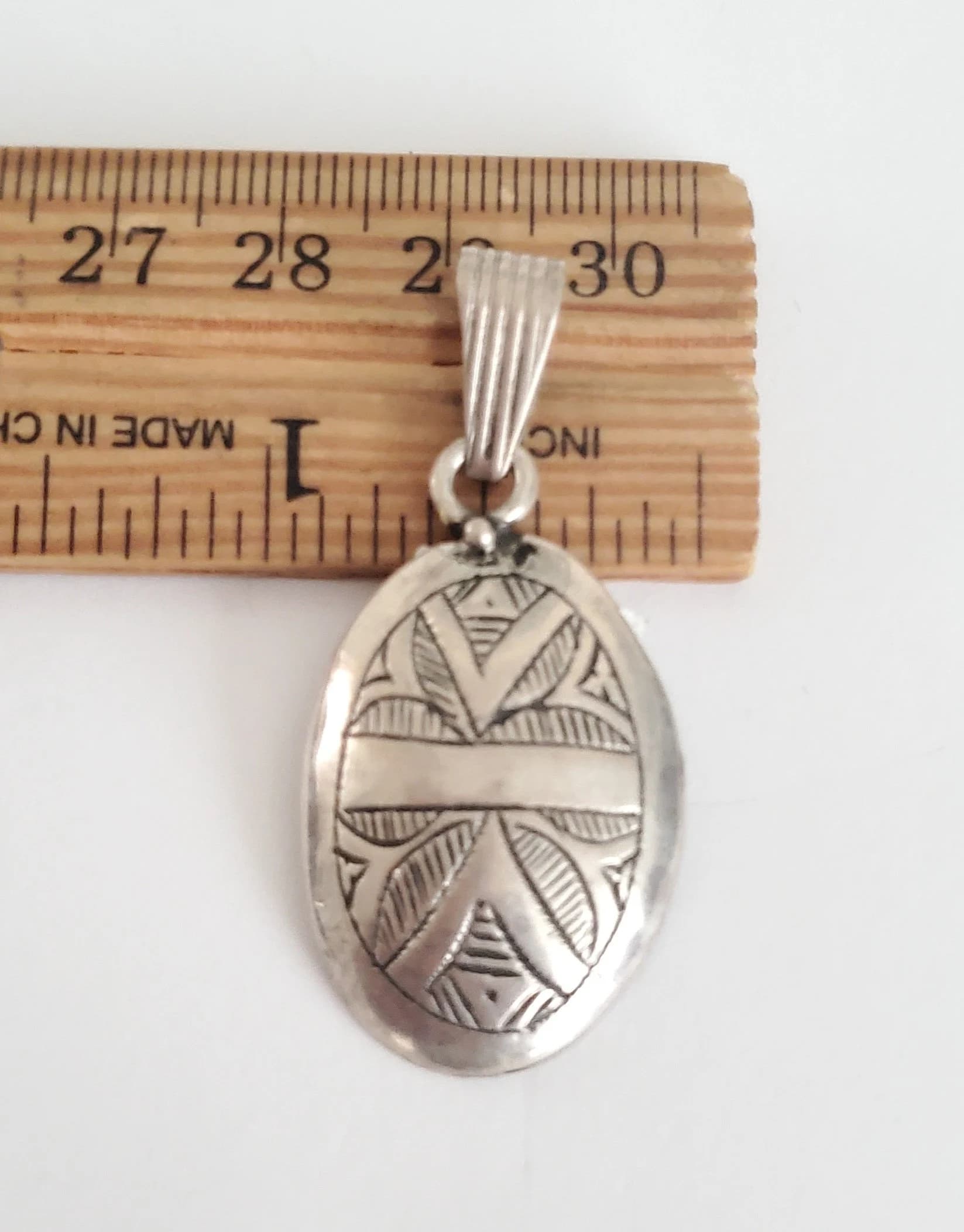 Berber Sahara 925 Silver Pendant: Moroccan Ethnic Tribal Talisman - image 5