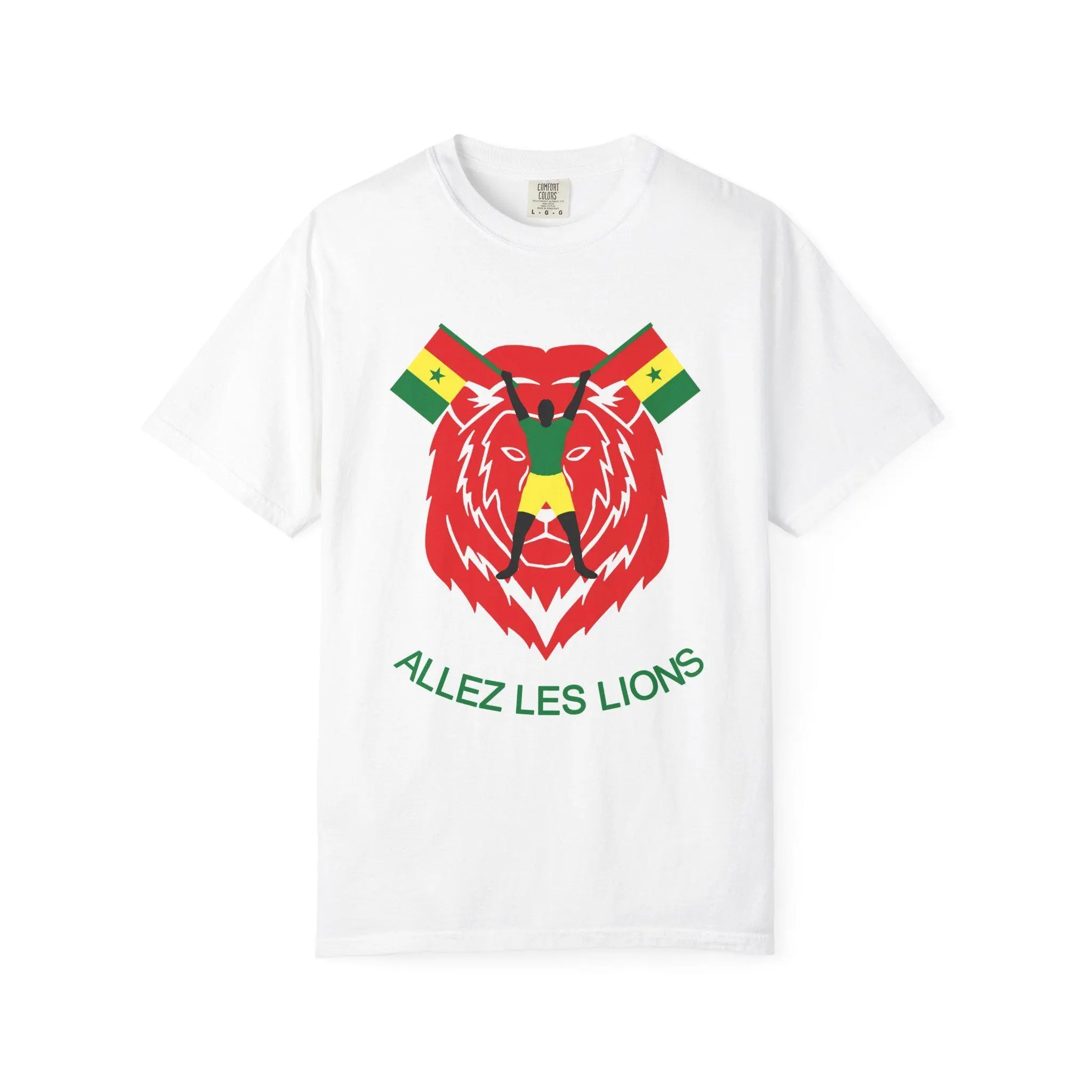 Senegal Soccer Fan T_shirt , Allez Les Lions, AFCON 2025 Champions Supporter Tee