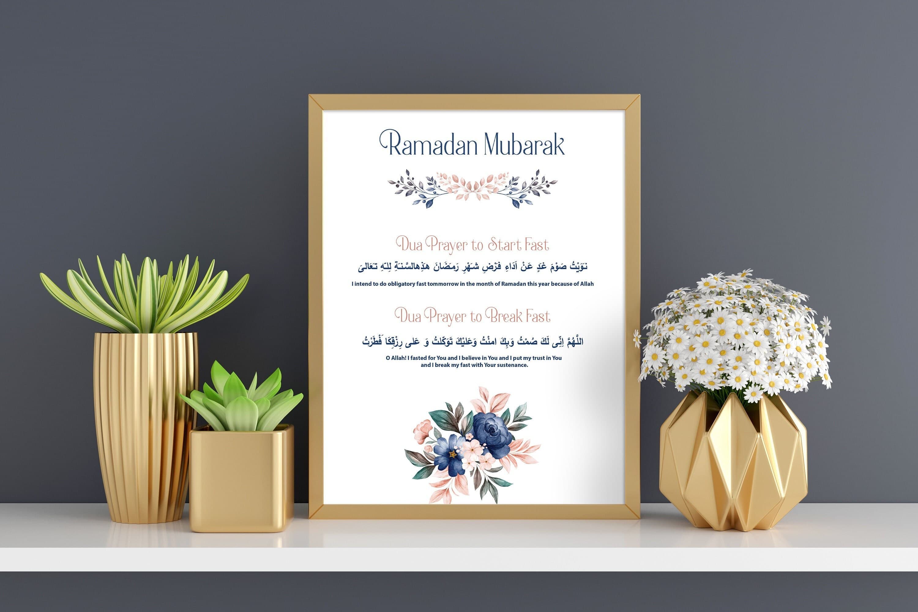 Ramadan Duas, Fasting Duas, Countdown to Eid, Suhoor & Iftar Time, Ramadan Calendar, Ramadan Decoration, Ramadan Printable, Salah Tracker