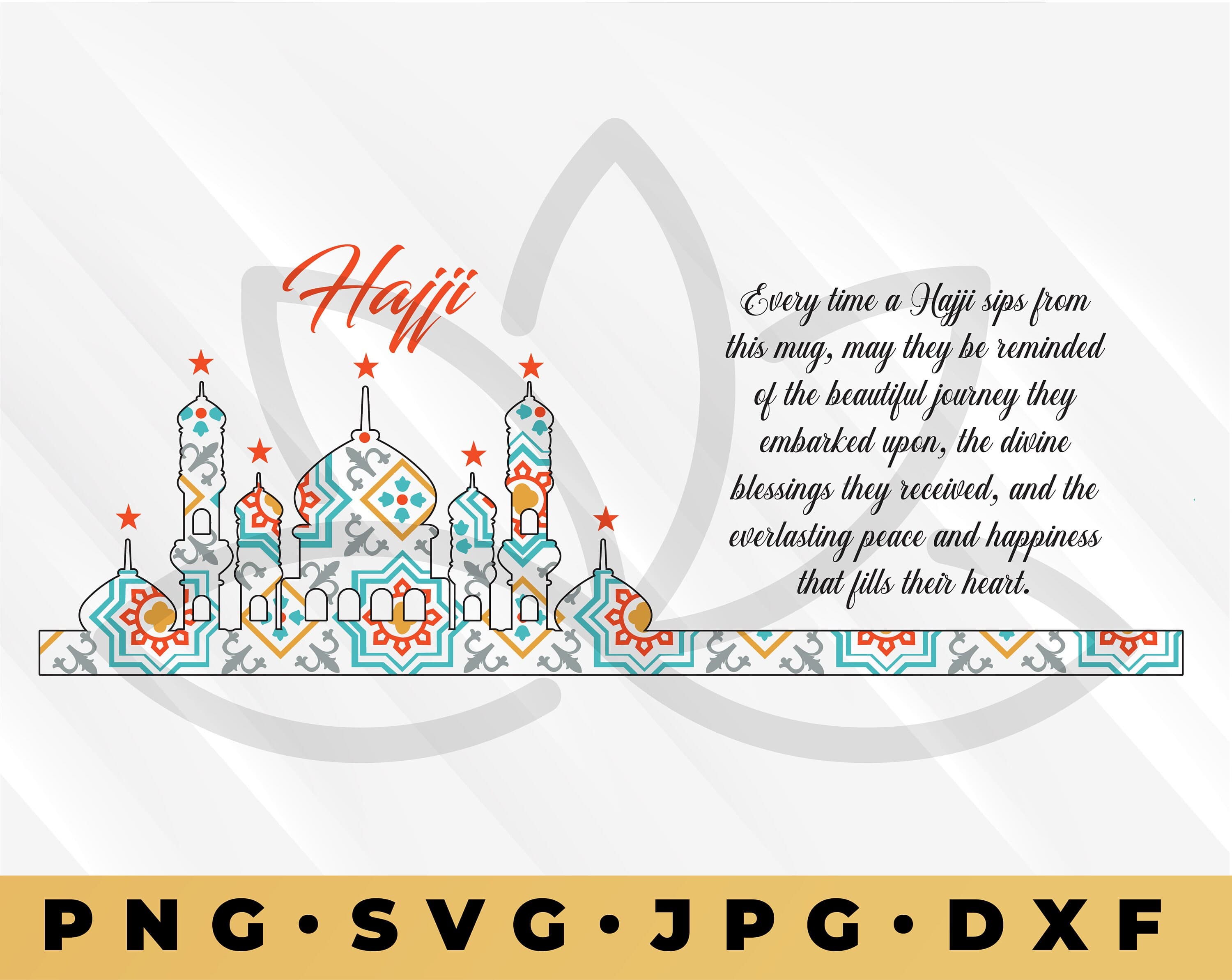 Hajji mug sublimation, 11oz Mug Hajj Template, Hajj Mubarak sublimation PNG, Hajji mug png, Hajjah mug png, 11 oz Full Wrap mug sublimation,