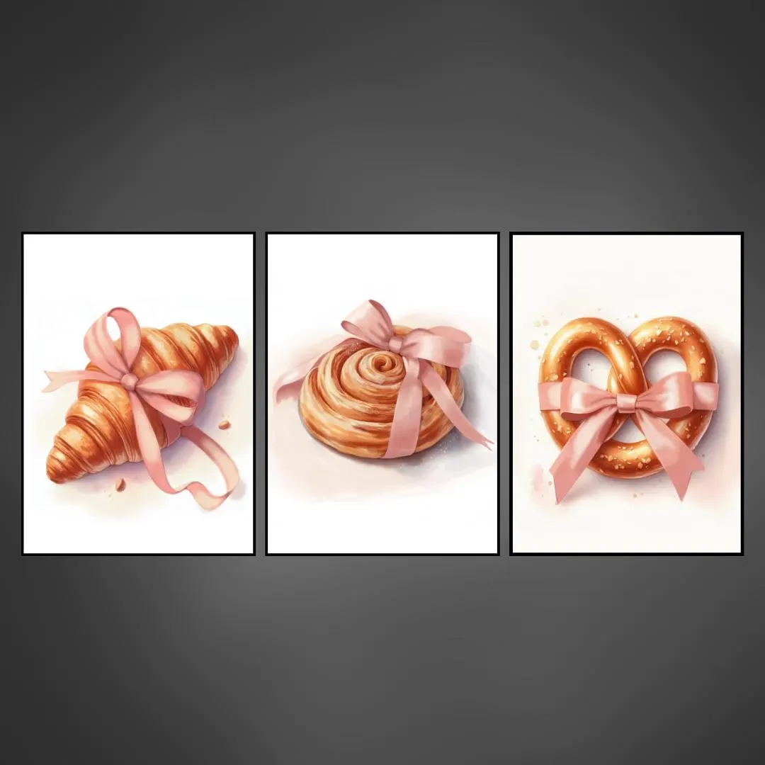 Pastry Watercolor Print Set | Kitchen Bakery Art (Digital Download) - image 2