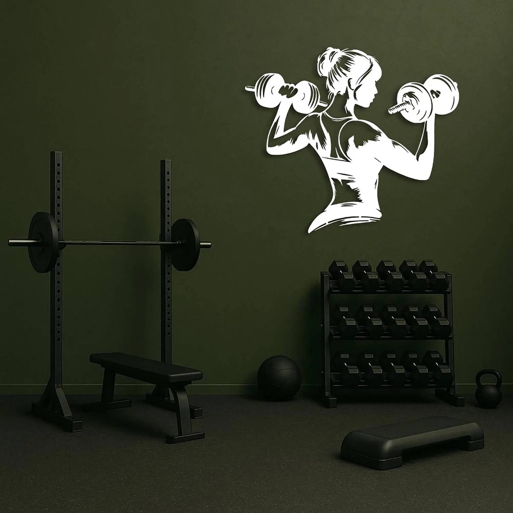 Deadlift Metal Wall Art, Fitness Wall Decor, Gym Motivation Art, Powerlifter Wall Art, Sport Wall Decor, Gift for Gymnasium - image 3