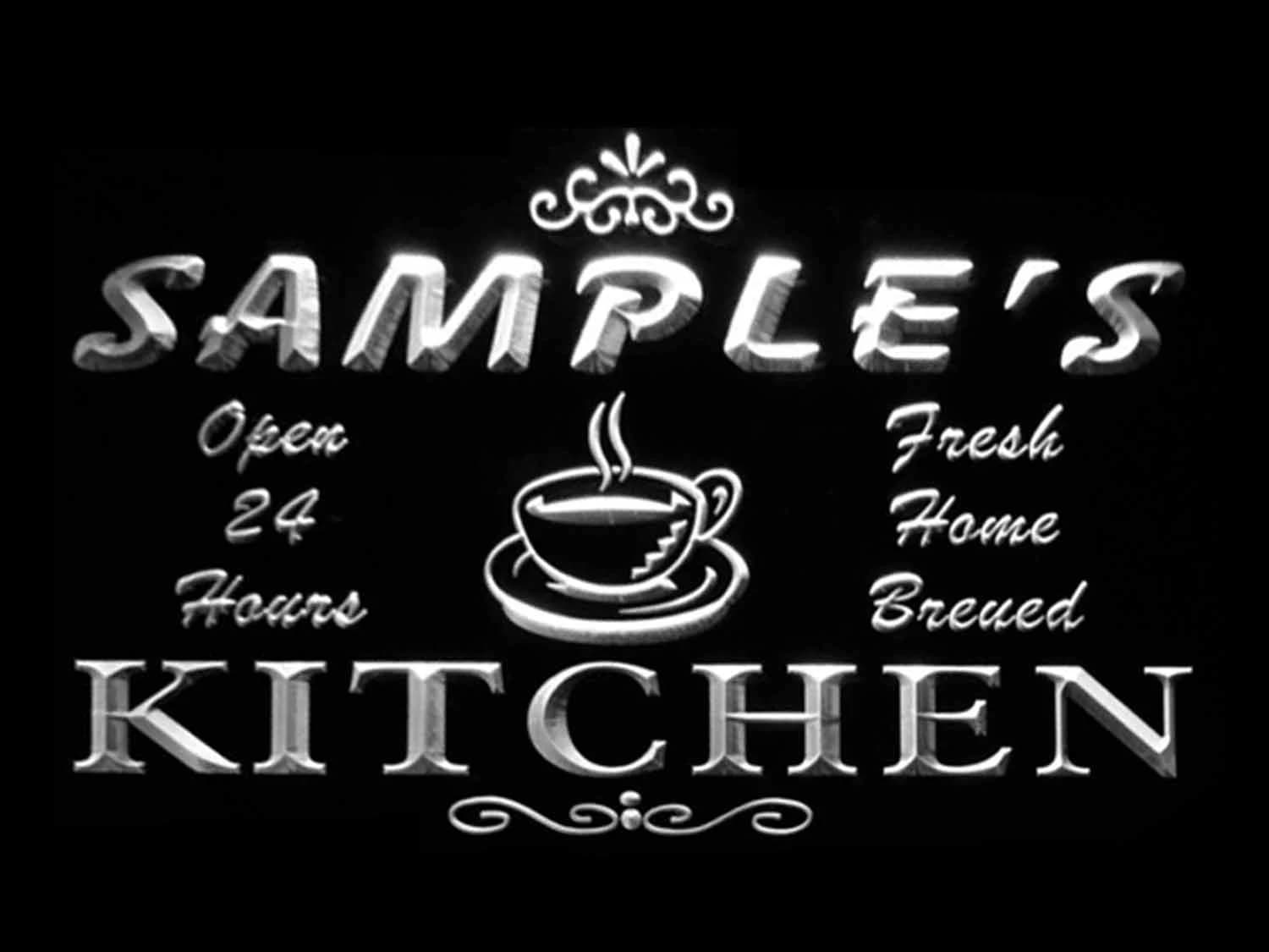 Name Personalized Custom Mom Kitchen Bar Neon Sign st3-pc-tm - image 3