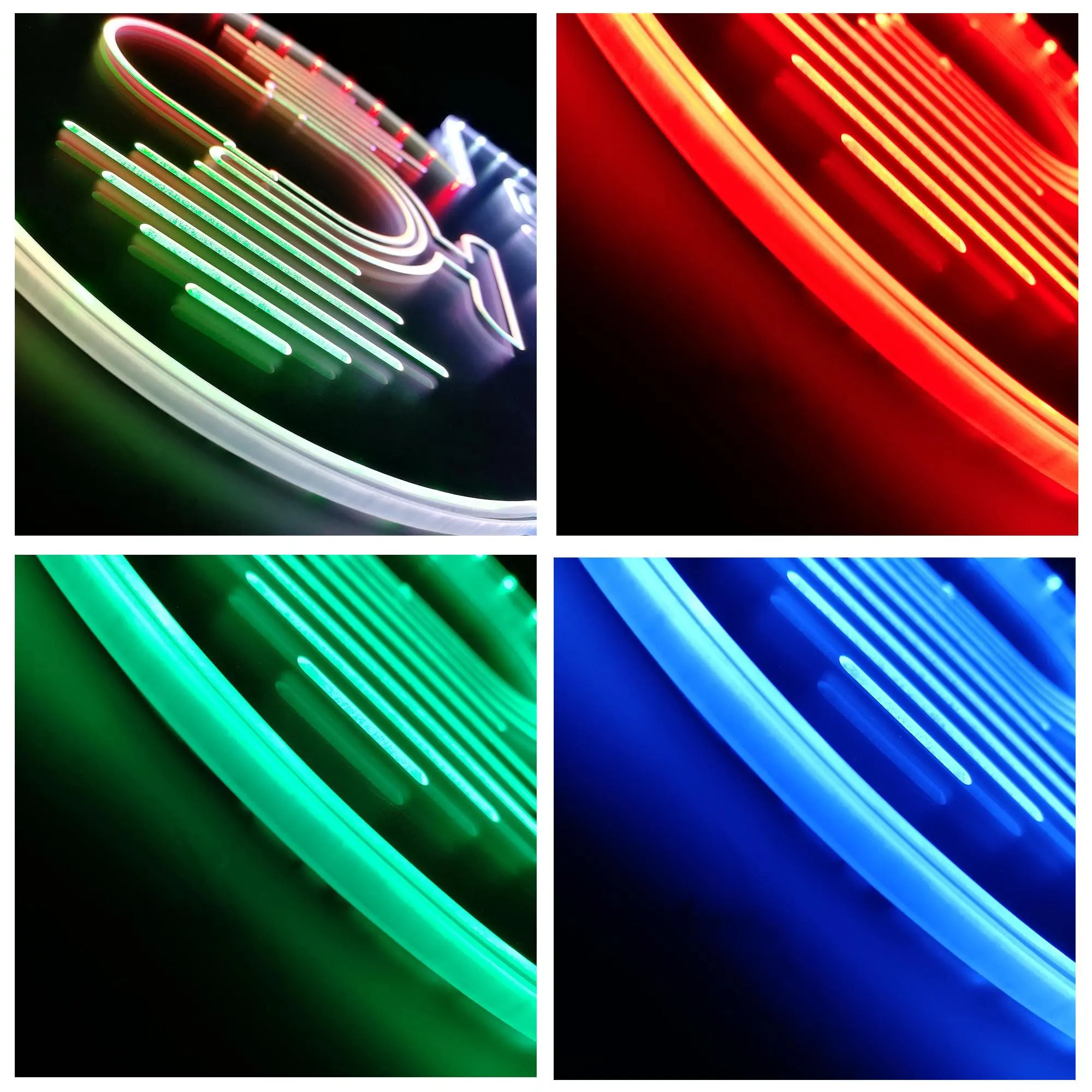On Air Microphone RGB Dynamic Glam LED Sign - Cut-to-Edge Shape - Smart 3D Wall Decoration - Multicolor Dynamic Lighting st06-fnd-i0237-c - image 5