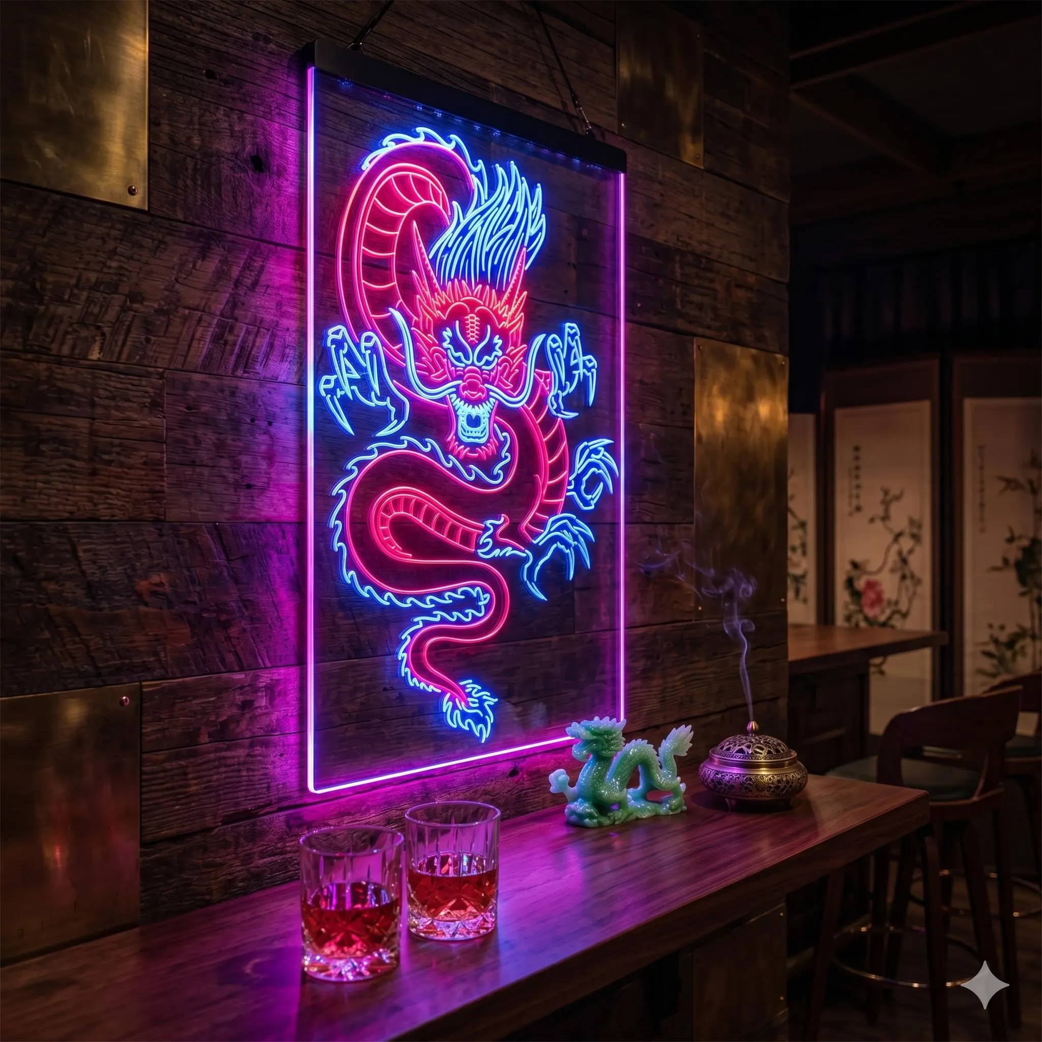 Chinese Dragon Room Display Dual Color LED Neon Sign st6-i3225 - image 3